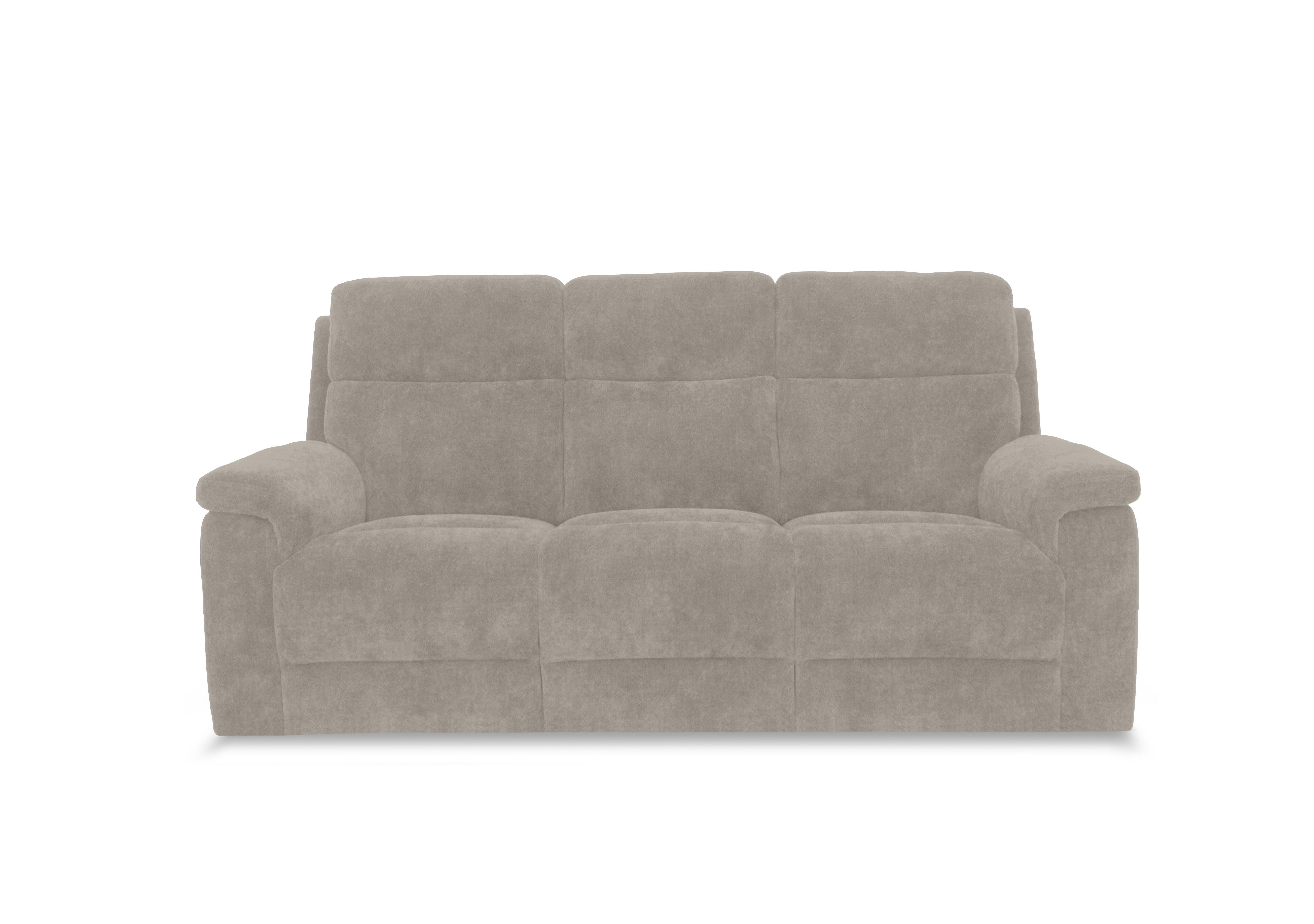 Raven Fabric 3 Seater Sofa in Marble Cream 18177 on Furniture Village