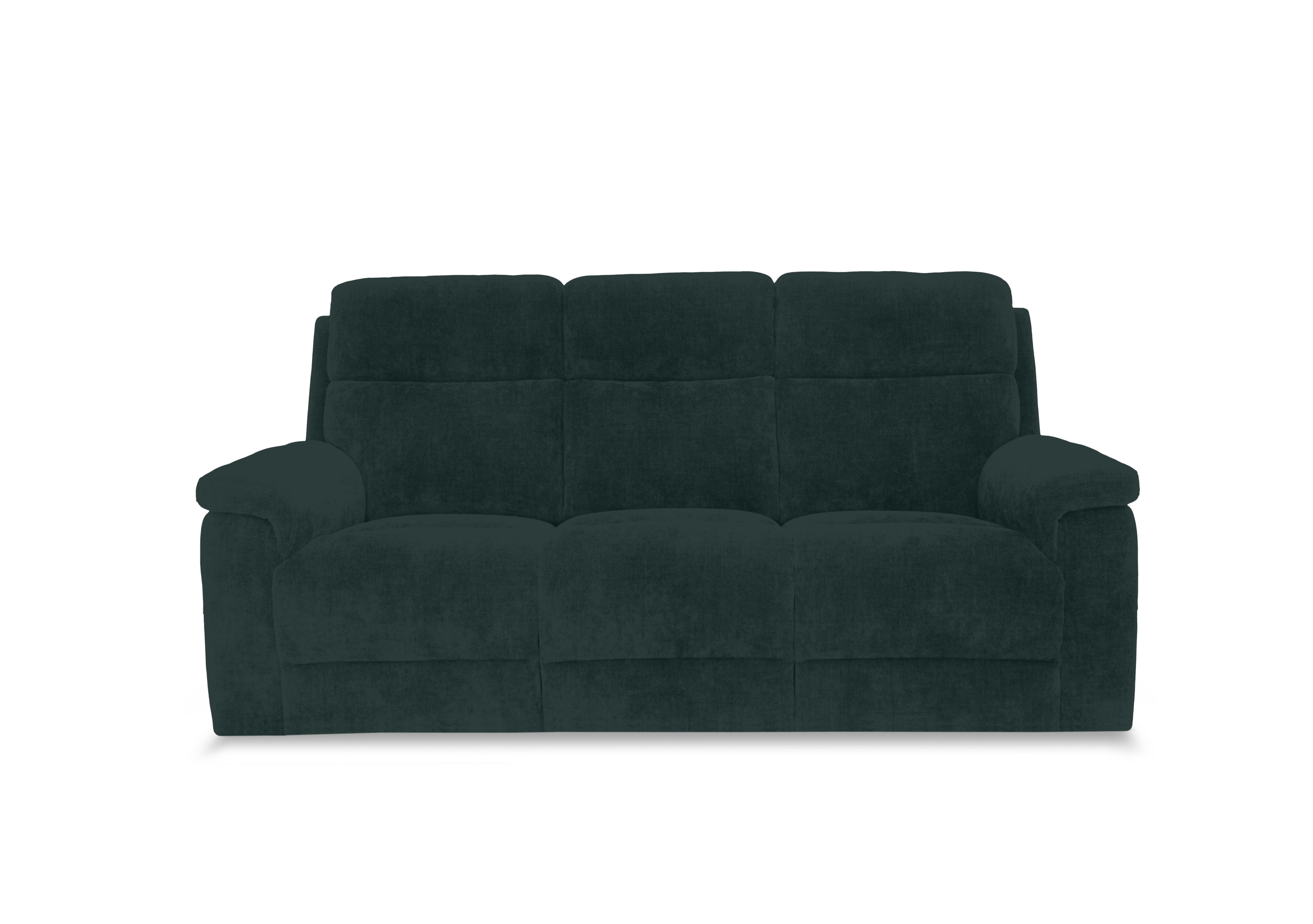 Raven Fabric 3 Seater Sofa in Opulence Bottle Green 51011 on Furniture Village