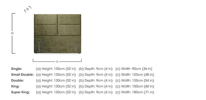 Artisan Collection Sakura Standard Floor Standing Headboard in  on Furniture Village