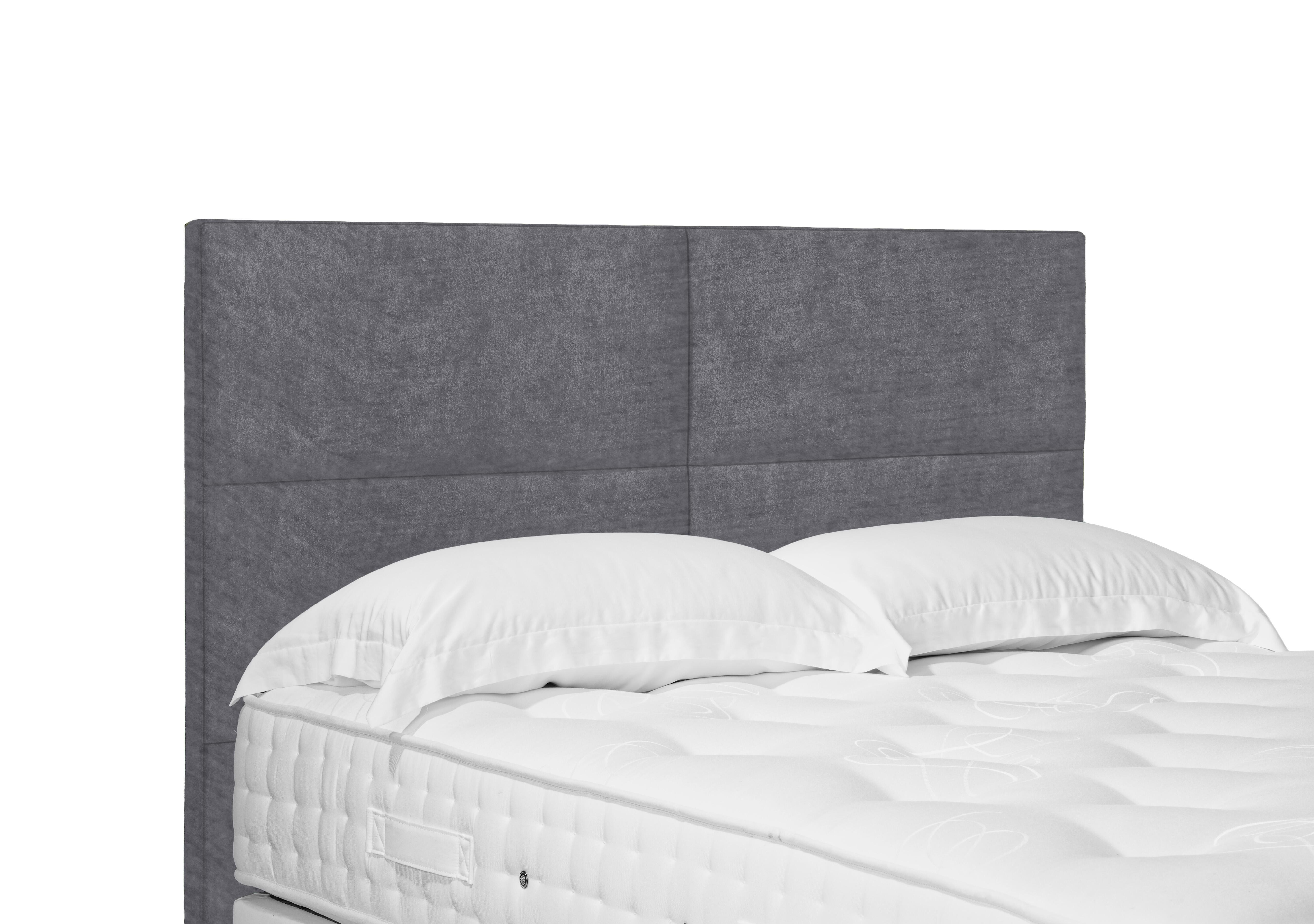 Sakura Standard Floor Standing Headboard in Aston Steel on Furniture Village