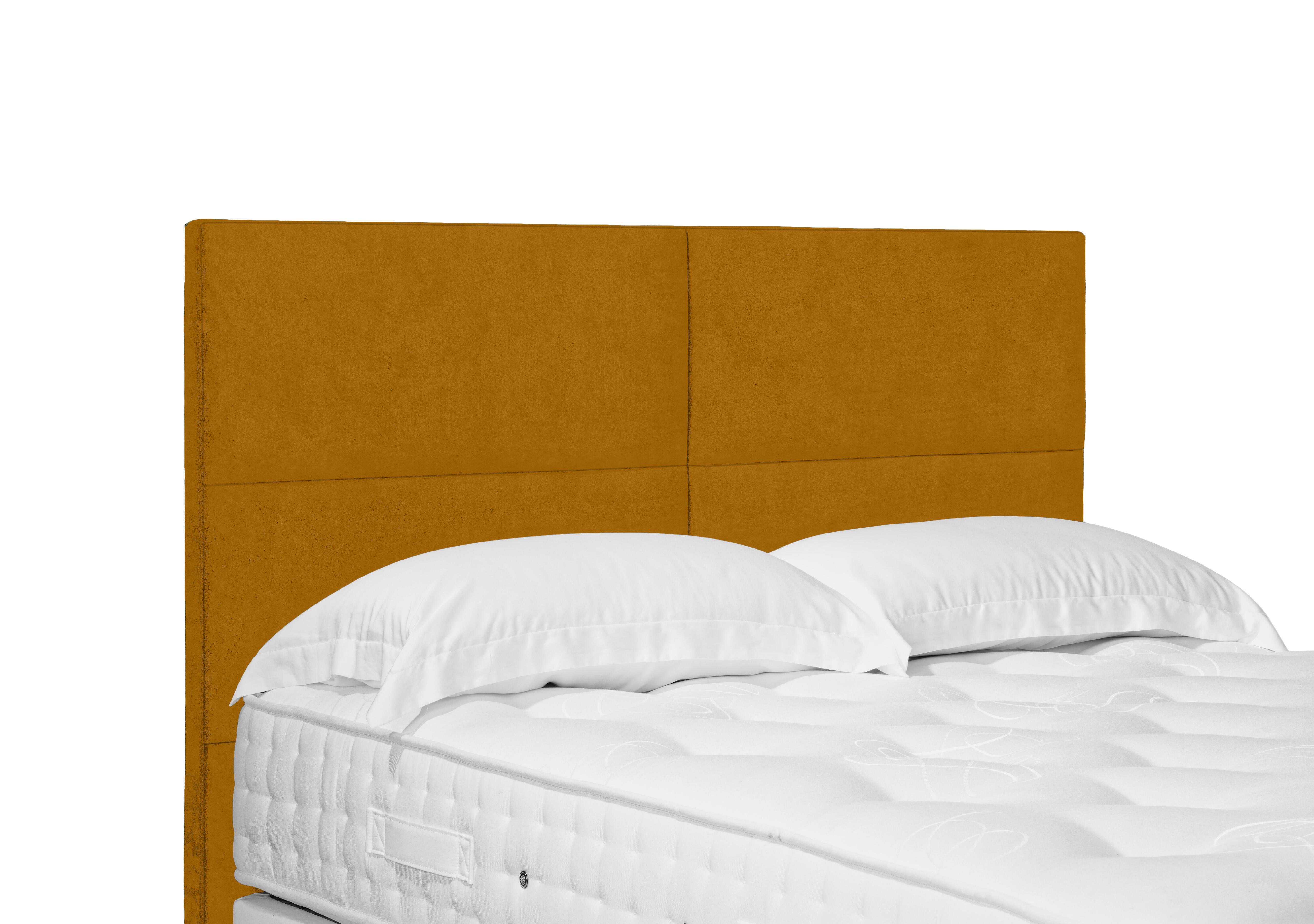 Sakura Standard Floor Standing Headboard in Plush Corn on Furniture Village