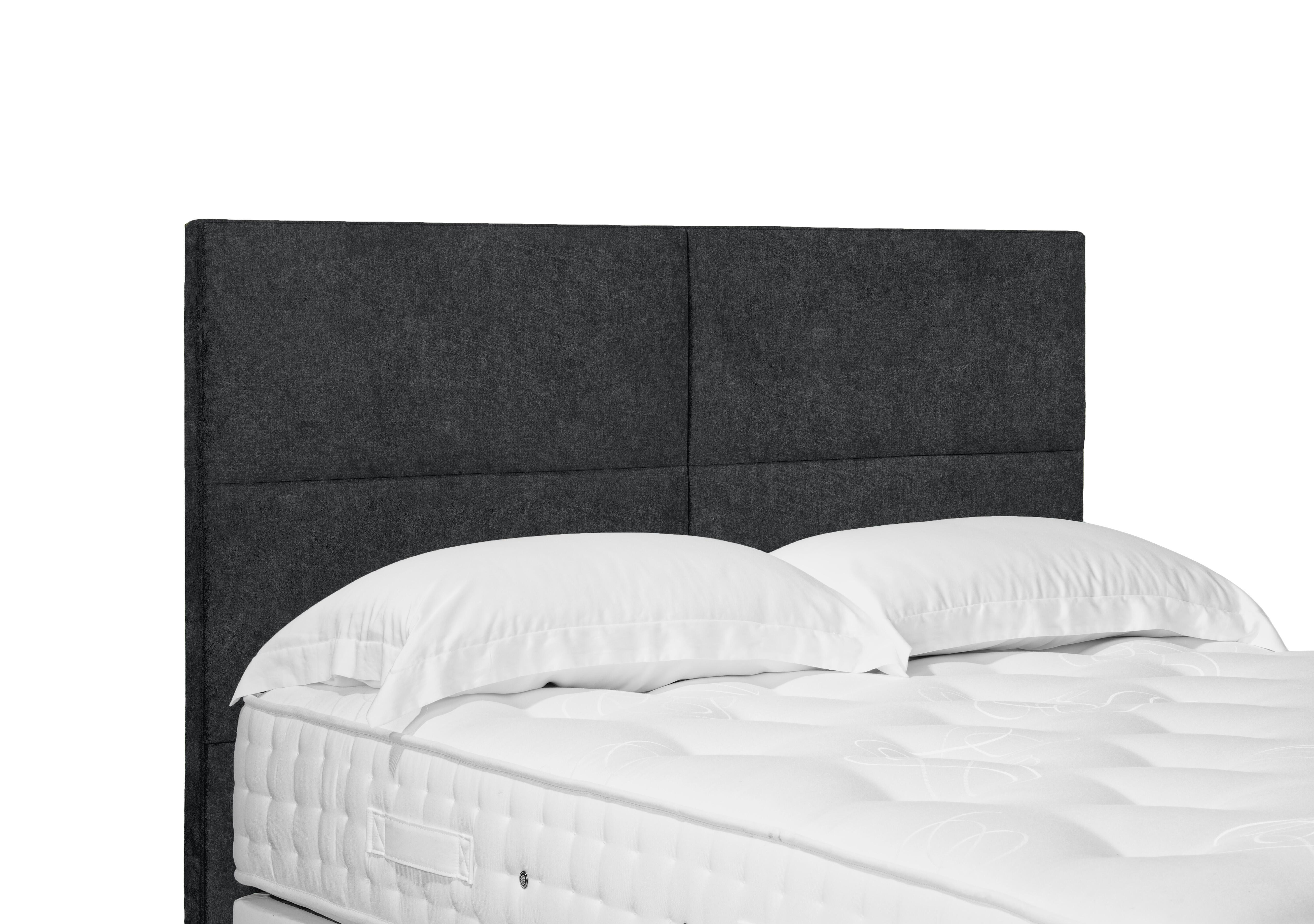 Artisan Collection Sakura Standard Floor Standing Headboard in Tweed Charcoal on Furniture Village