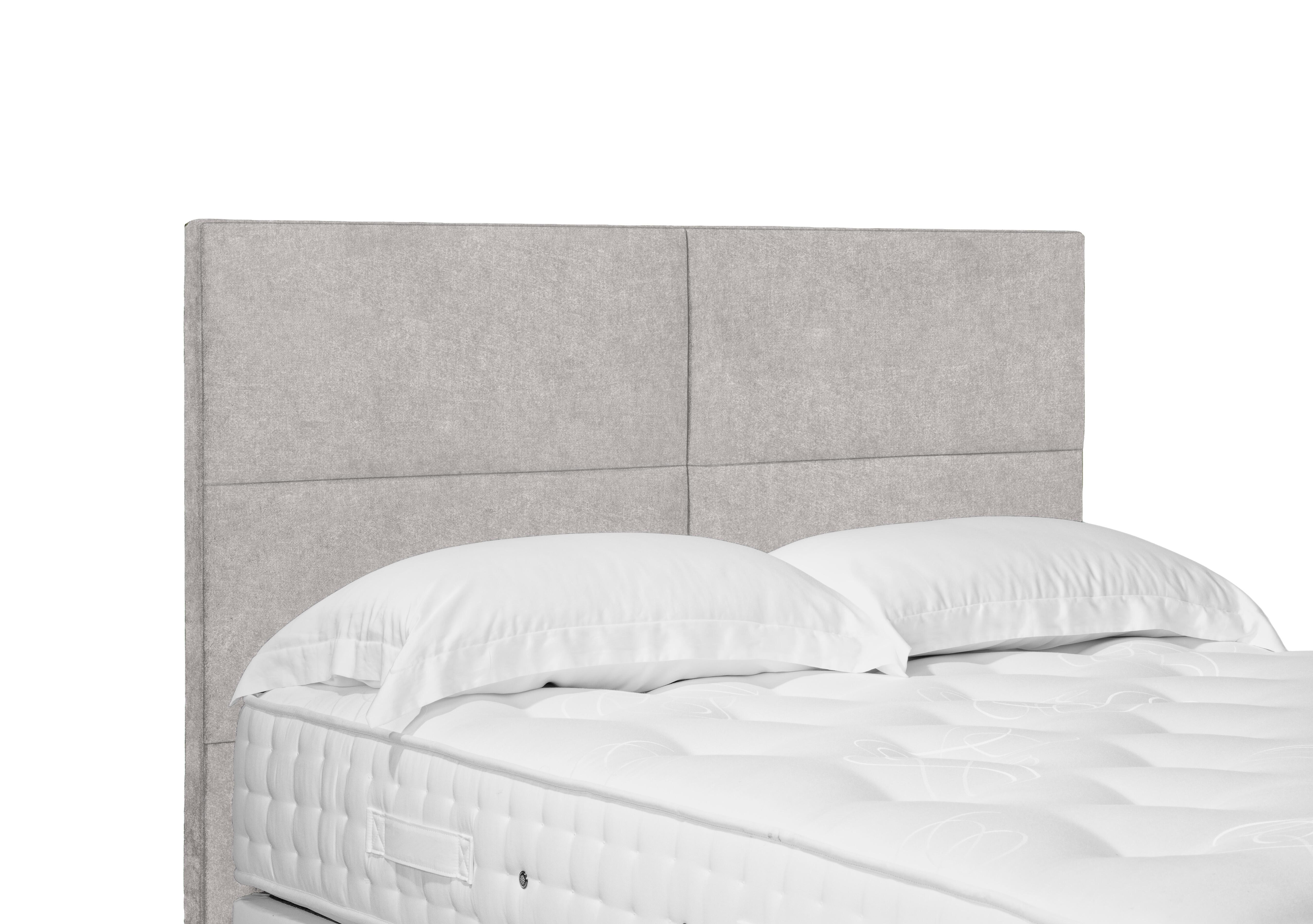 Artisan Collection Sakura Standard Floor Standing Headboard in Tweed Stone on Furniture Village