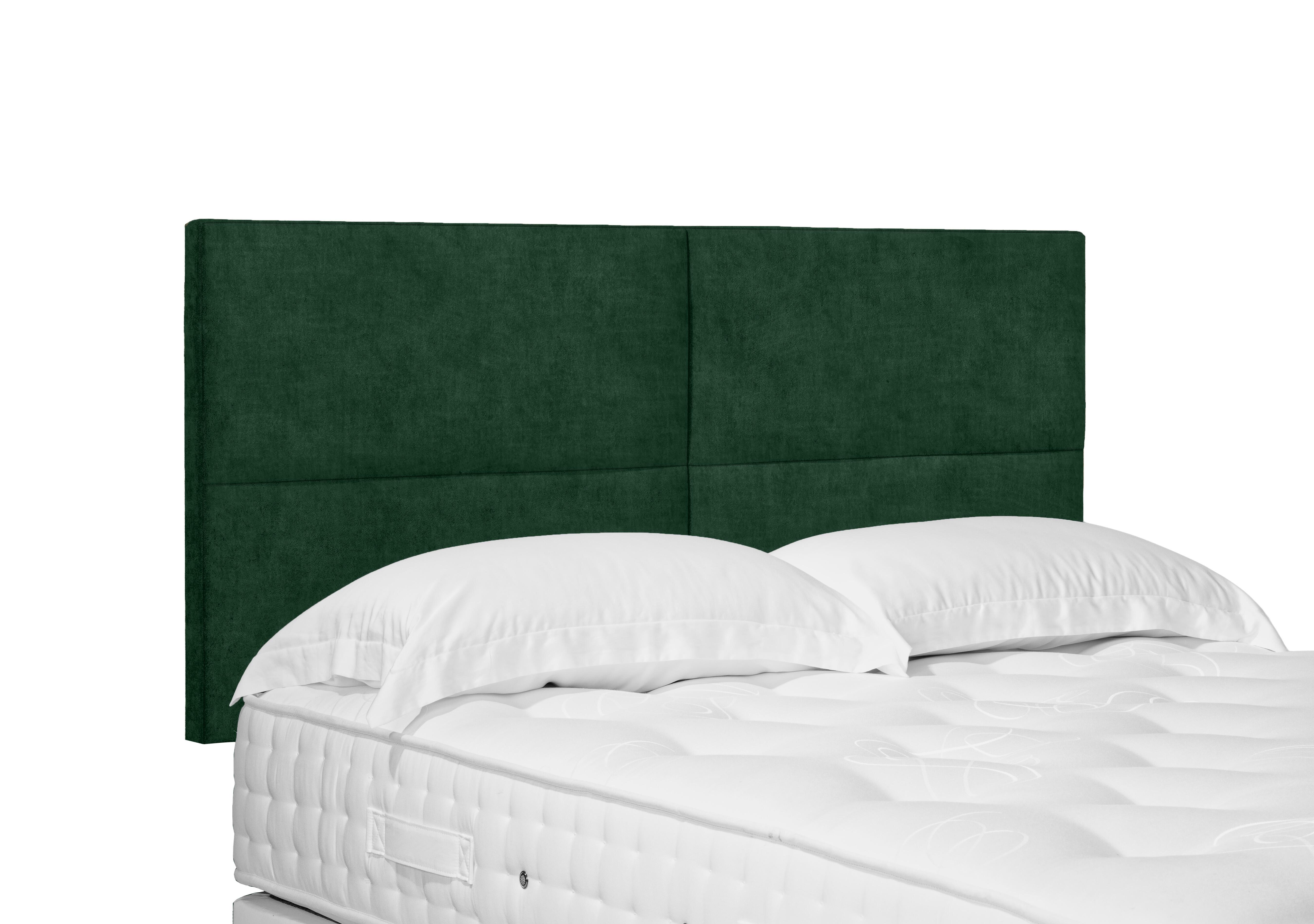 Sakura Standard Strutted Headboard in 502 Tormaline Green on Furniture Village