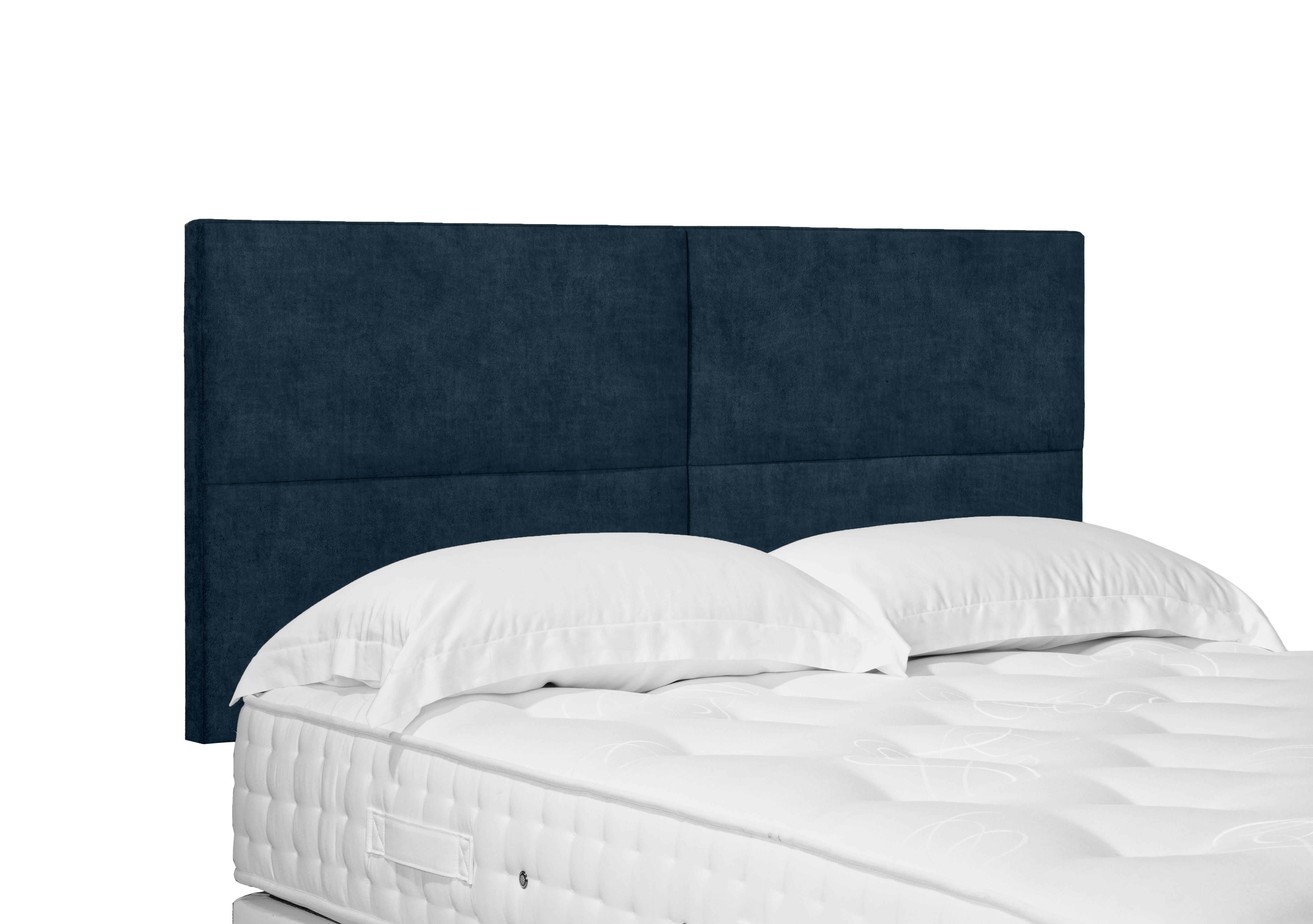 Artisan Collection Sakura Standard Strutted Headboard in 600 Granite Blue on Furniture Village
