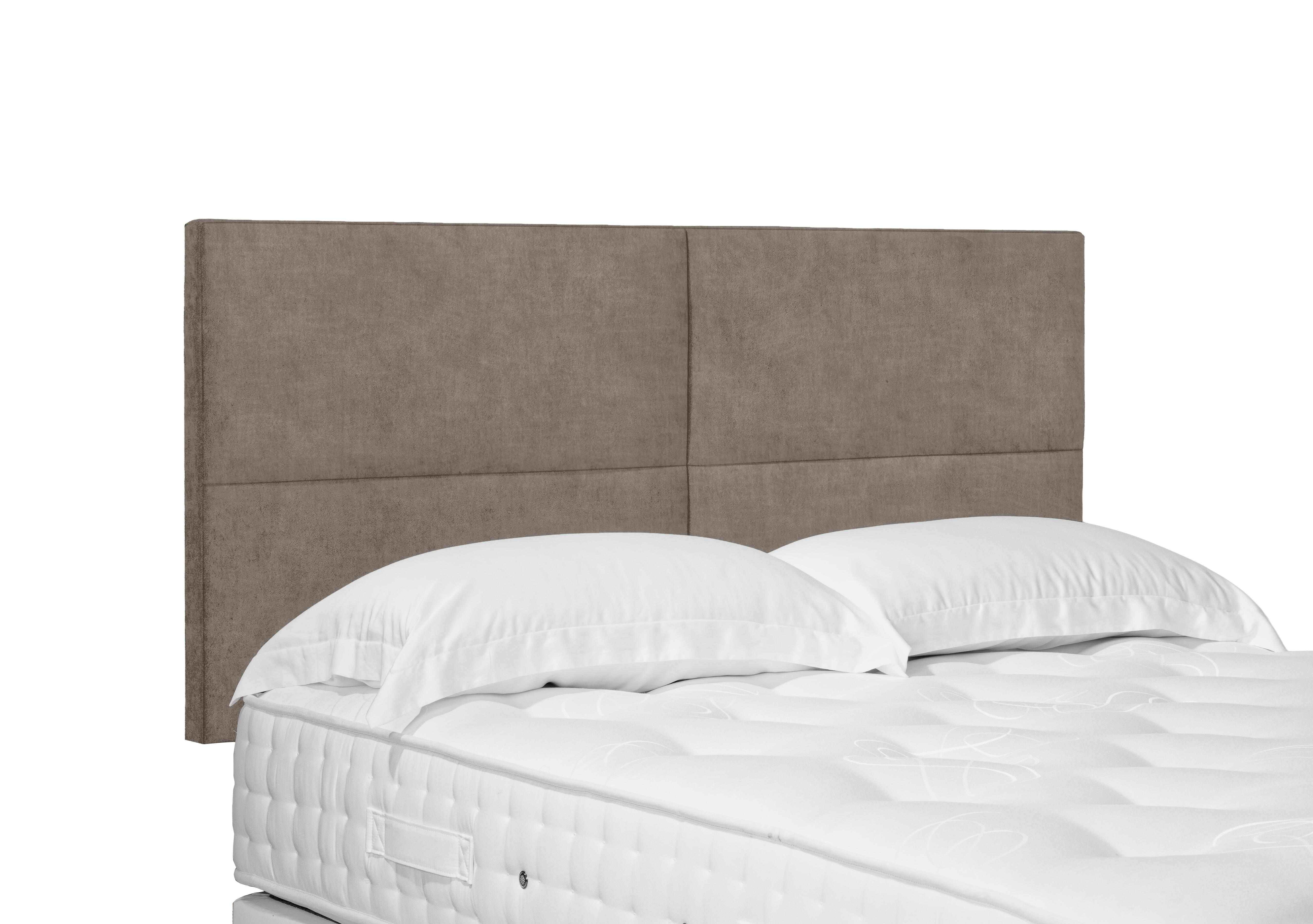Sakura Standard Strutted Headboard in 904 Warm Onyx on Furniture Village