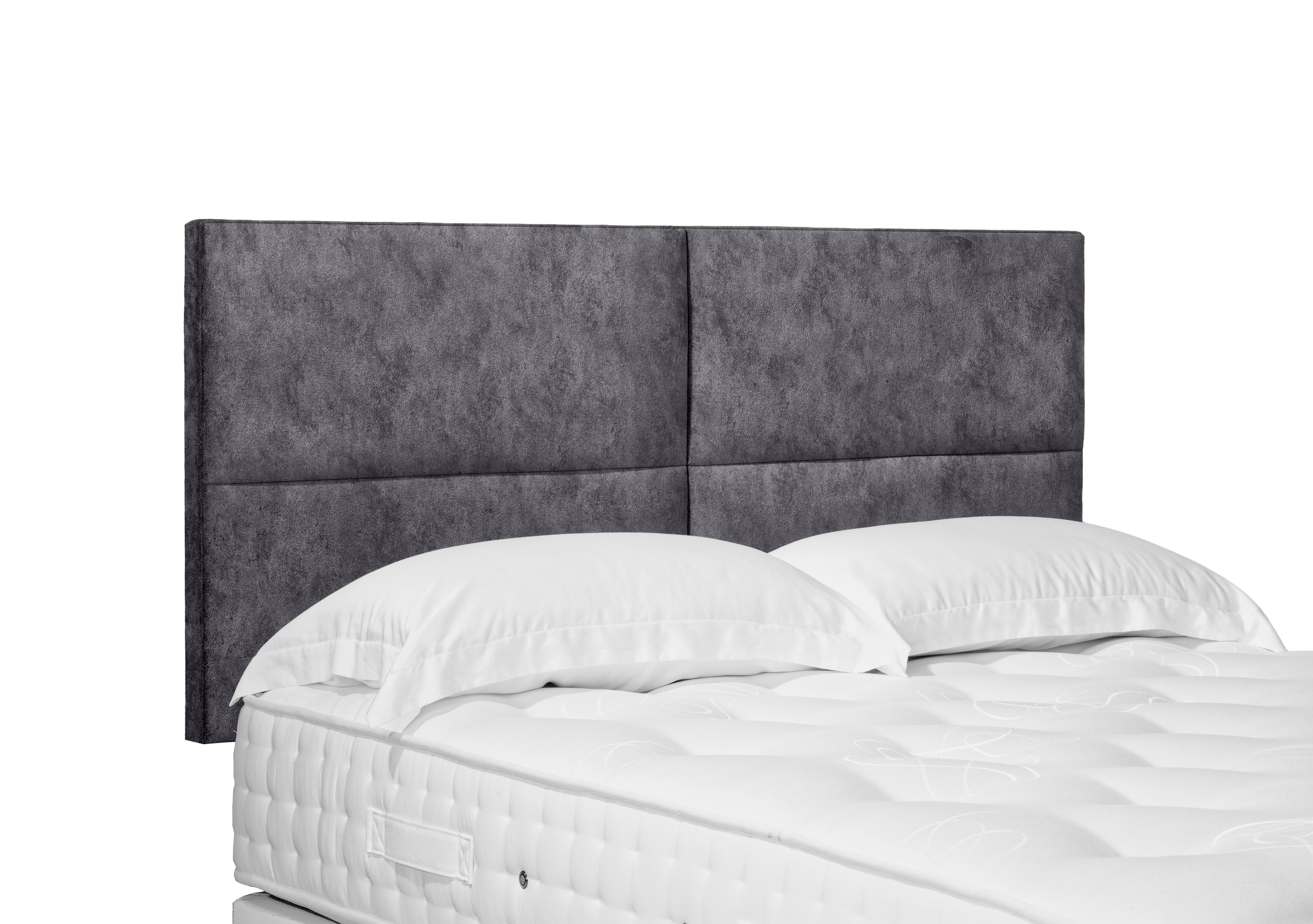 Artisan Collection Sakura Standard Strutted Headboard in Daytona Grey on Furniture Village