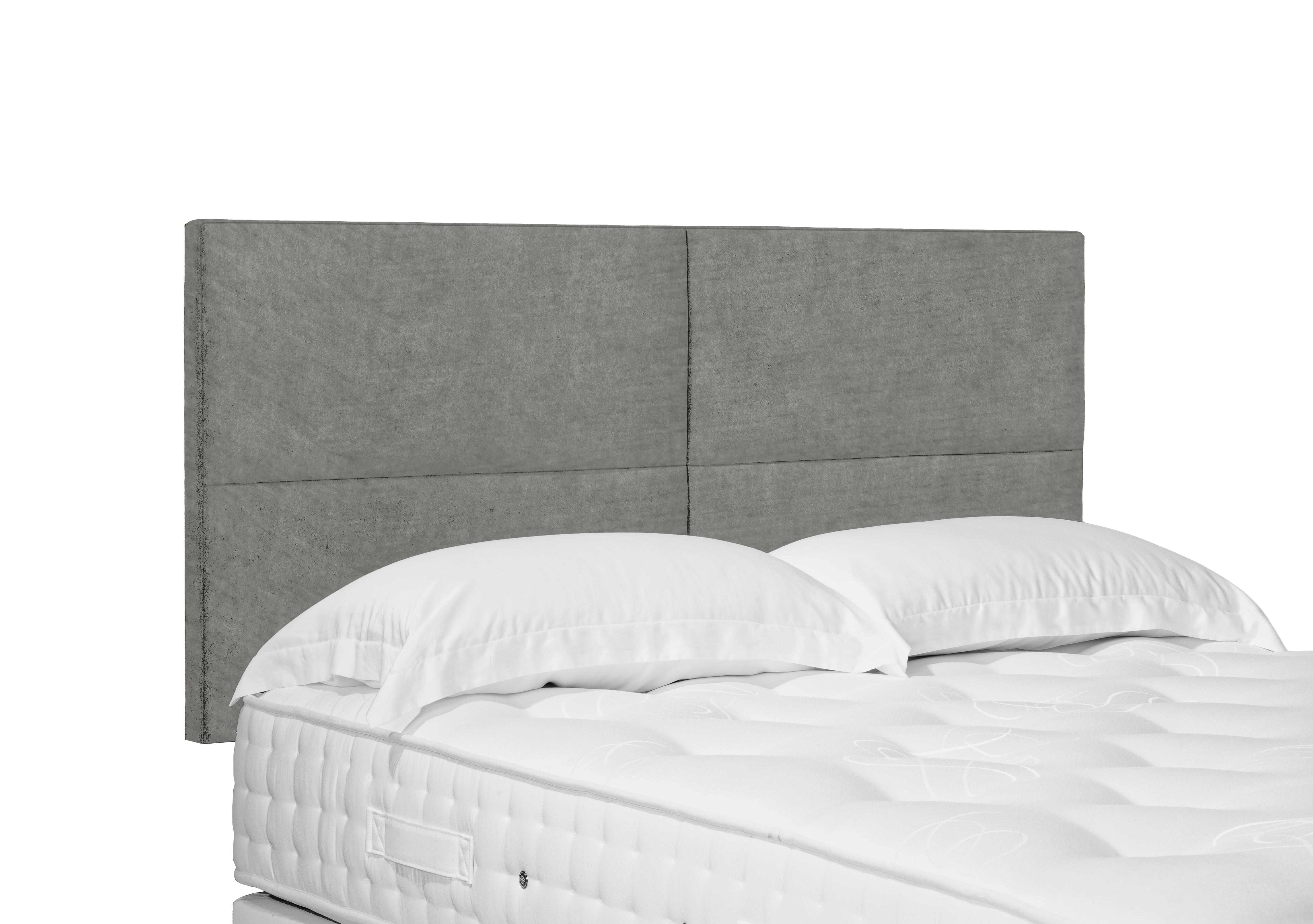 Artisan Collection Sakura Standard Strutted Headboard in Milan Nickel on Furniture Village
