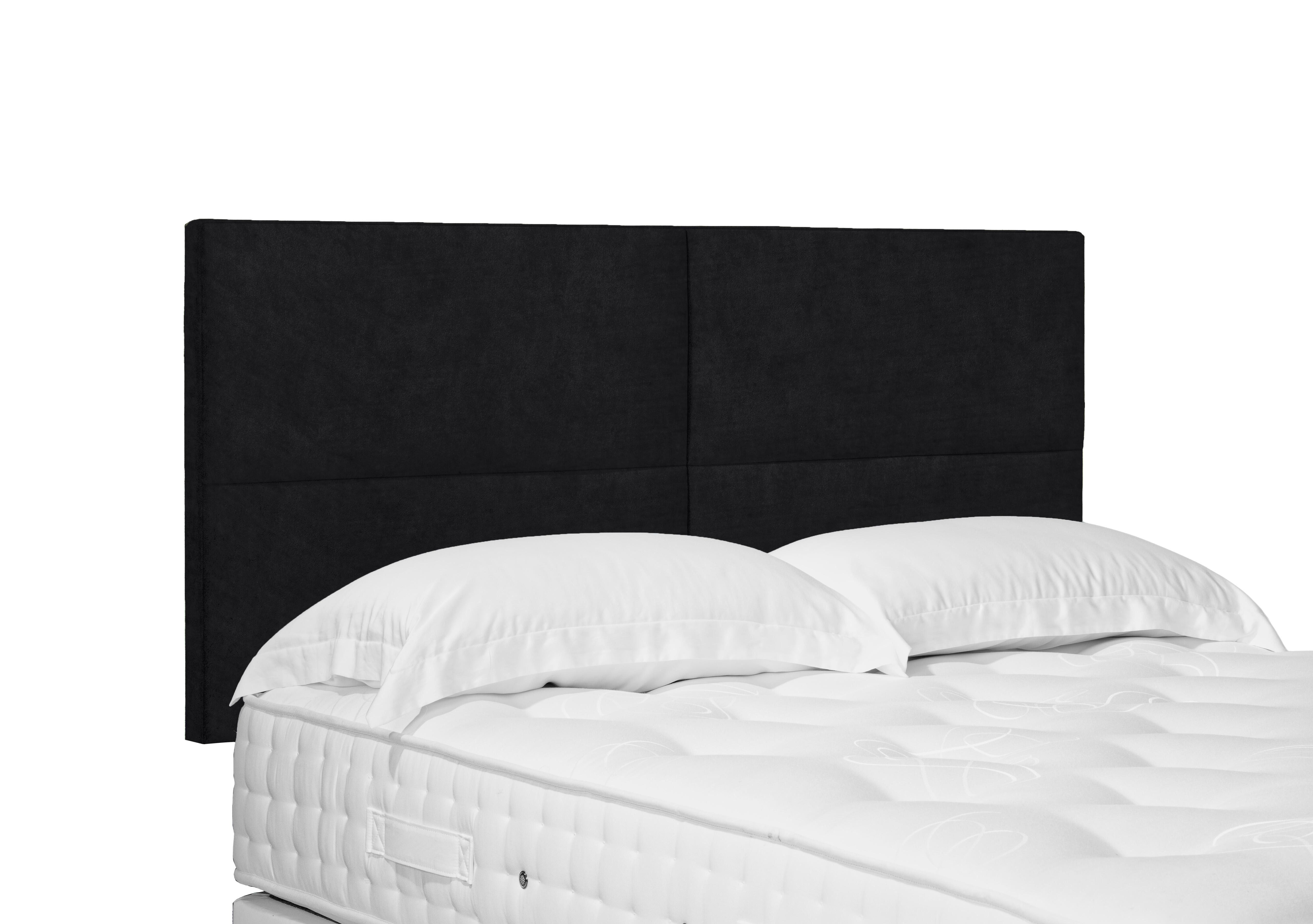 Artisan Collection Sakura Standard Strutted Headboard in Plush Ebony on Furniture Village