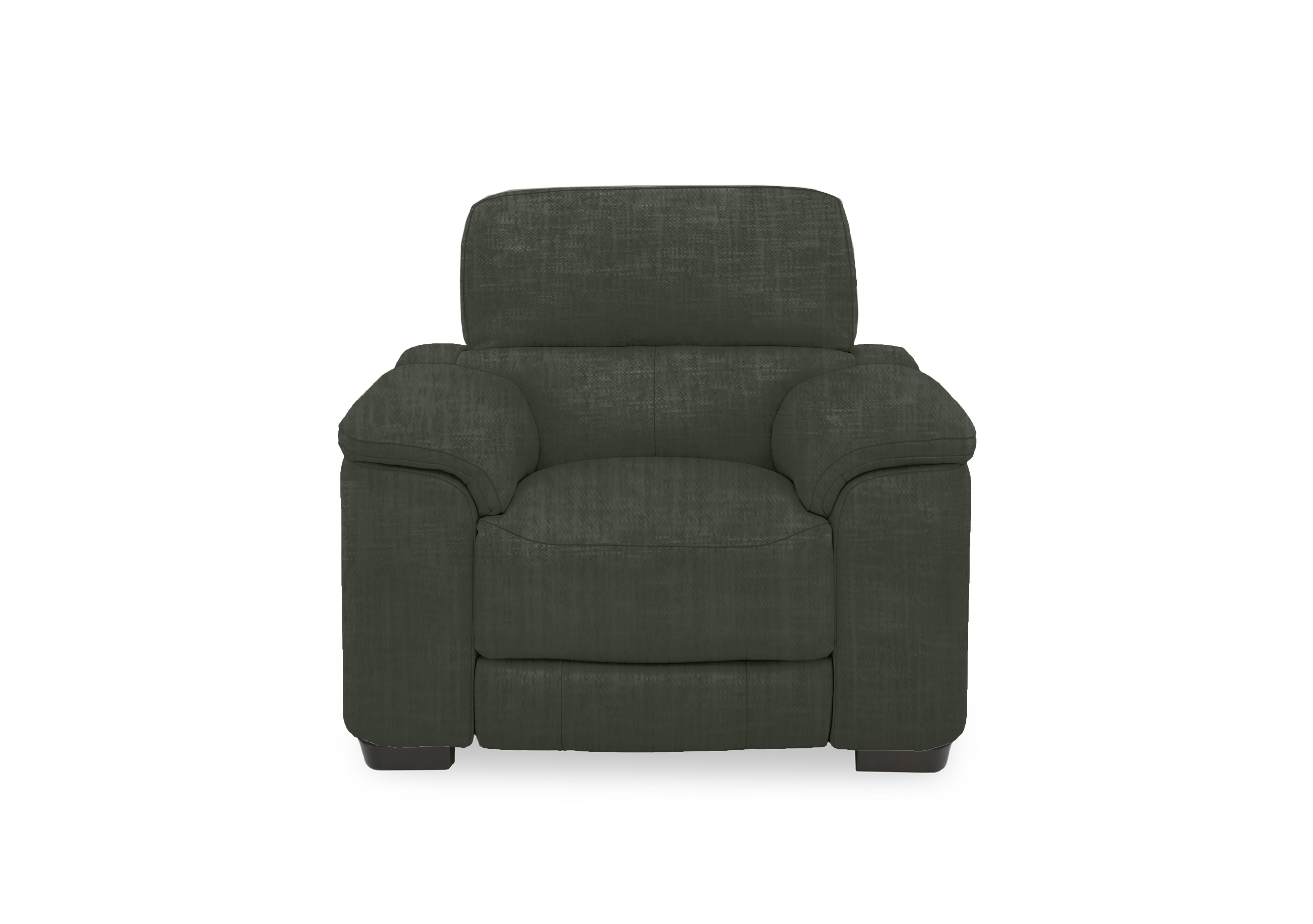 Nova Fabric Power Recliner Chair with Power Headrest in Fab-Can-R352 Forest Green on Furniture Village