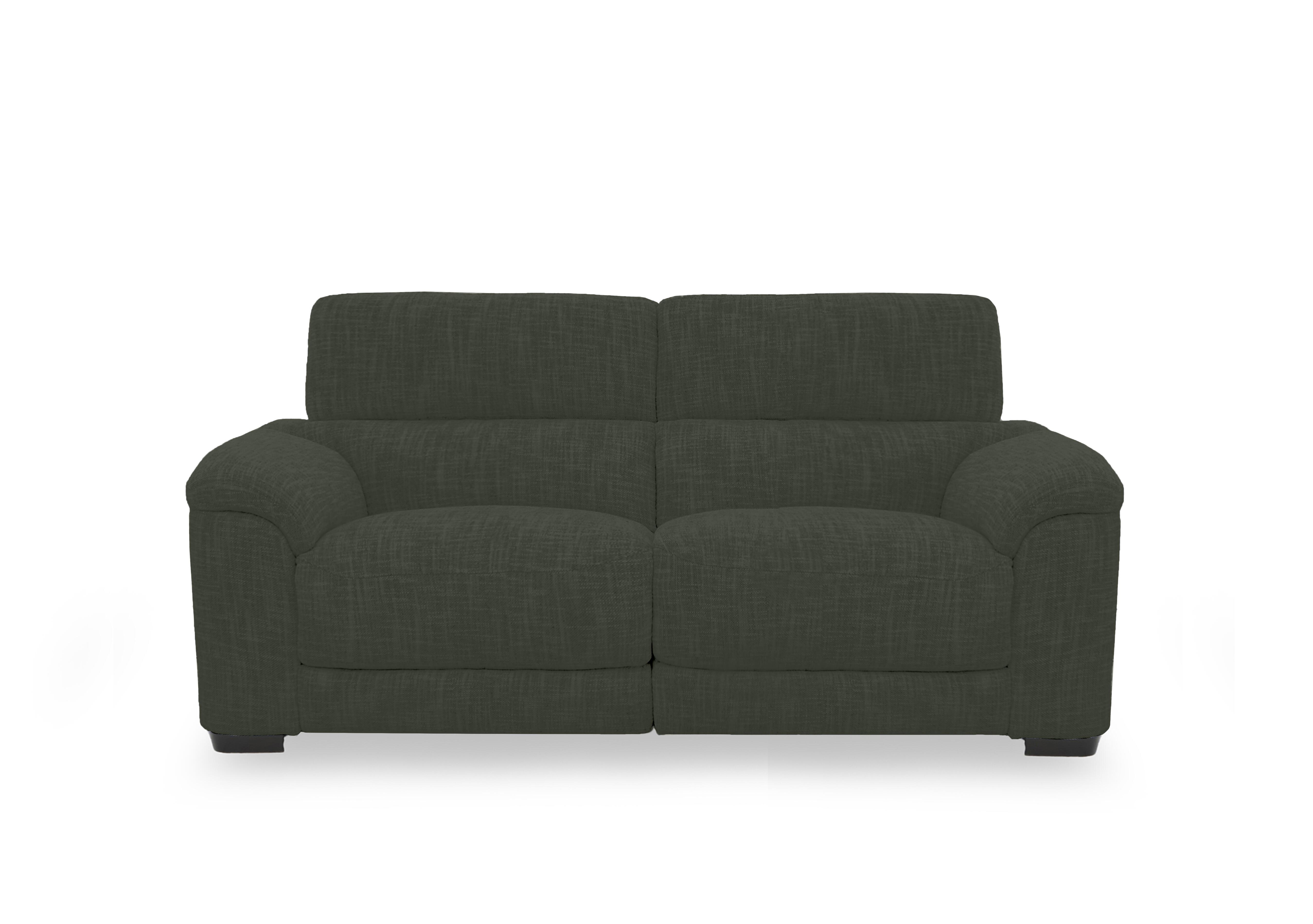 Nova Fabric 2 Seater Power Recliner Sofa with Power Headrests in Fab-Can-R352 Forest Green on Furniture Village