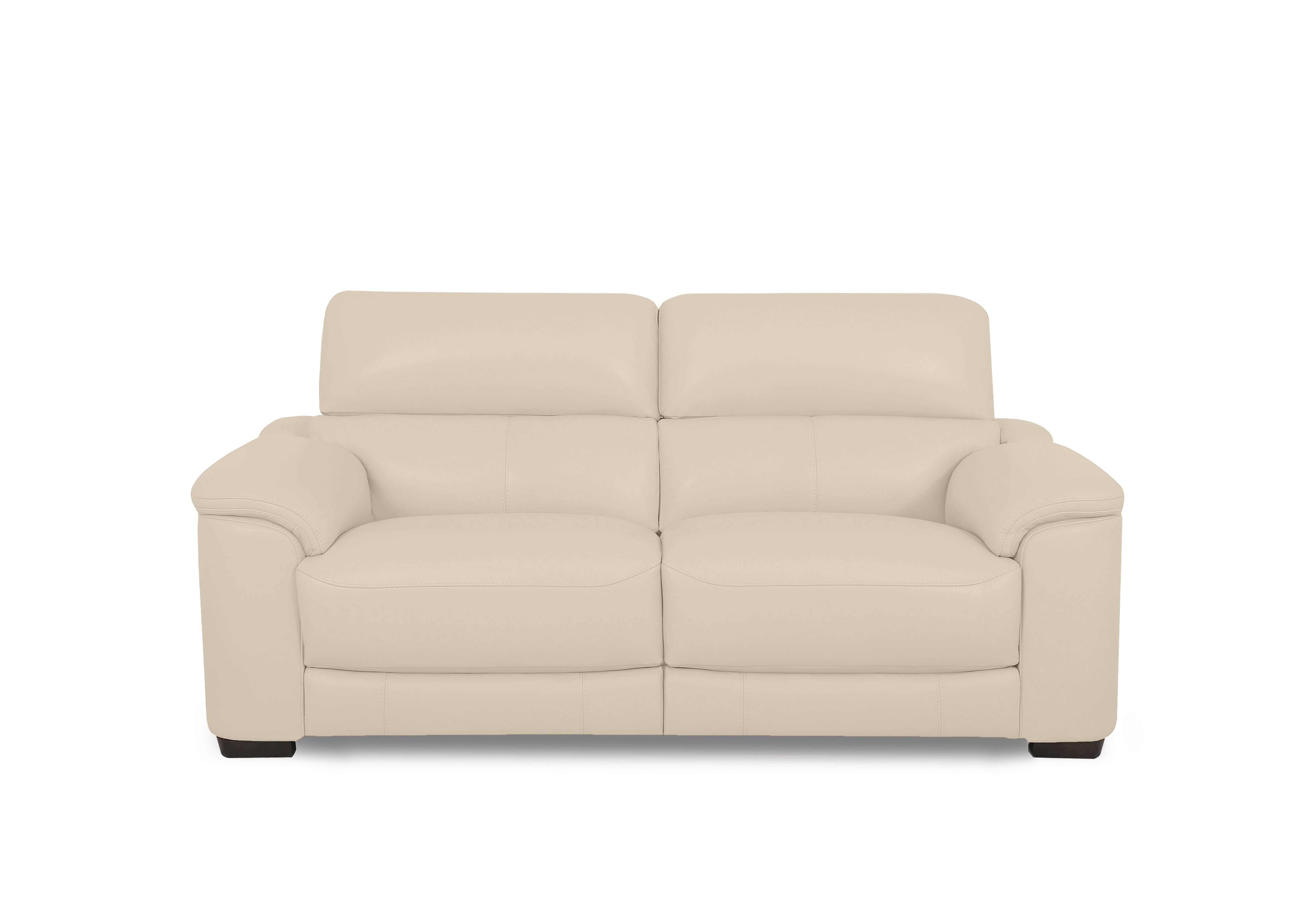 Nova Leather 2 Seater Power Recliner Sofa with Power Headrests in Bv-862c Bisque on Furniture Village