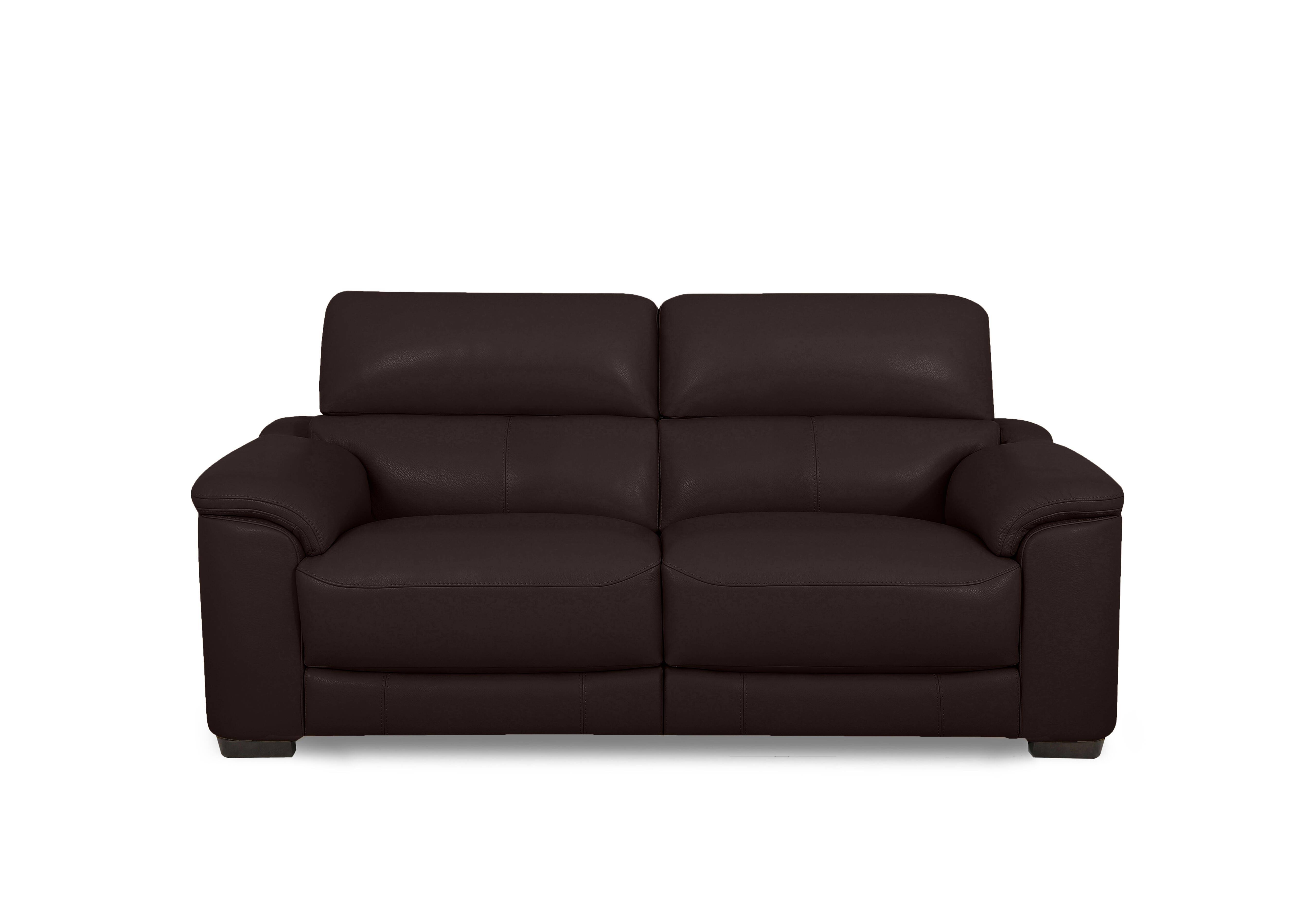 Nova Leather 2 Seater Power Recliner Sofa with Power Headrests in Hw-886c Espresso on Furniture Village