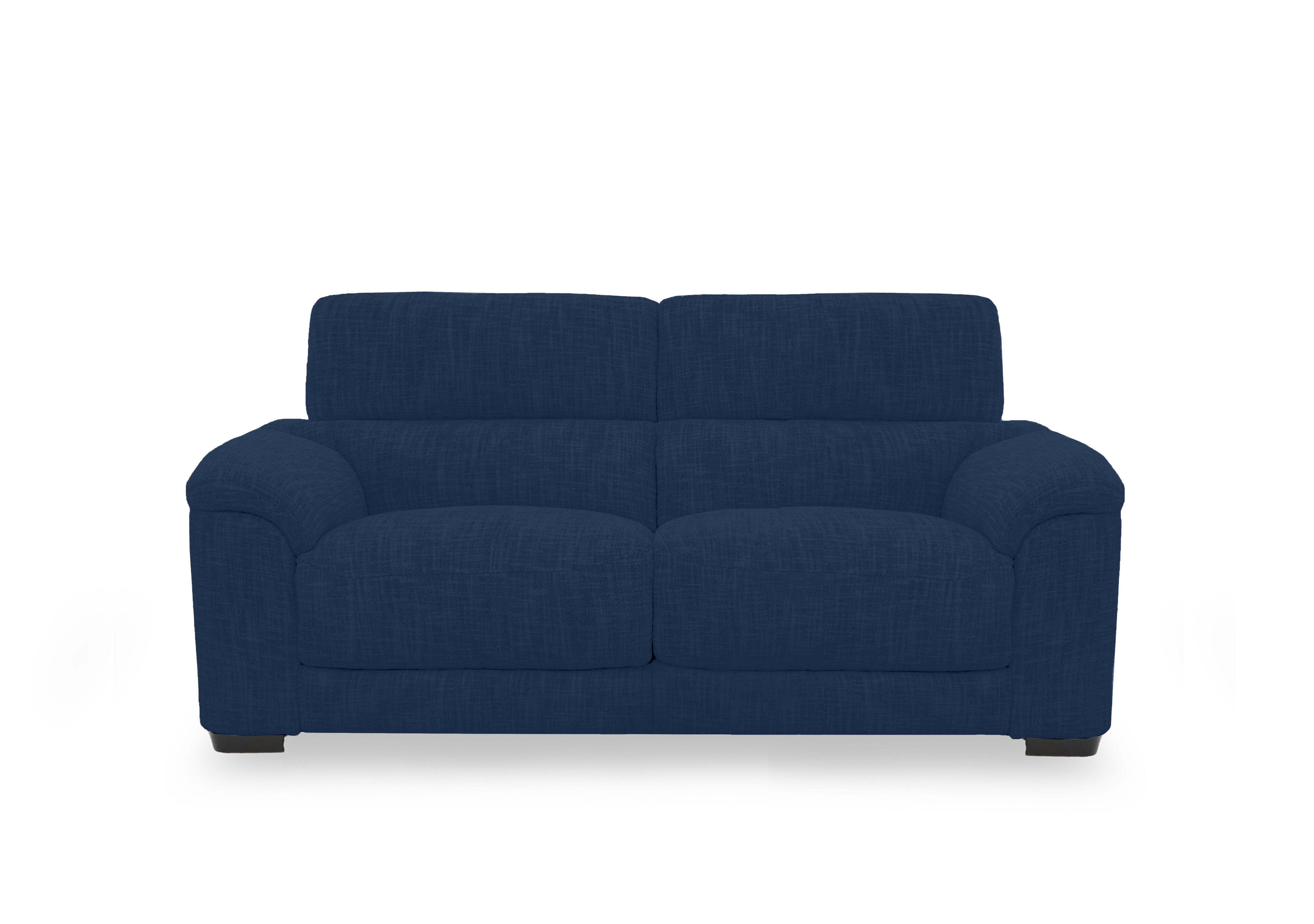 Nova Fabric 2 Seater Sofa in Fab-Can-R330 Steel Blue on Furniture Village