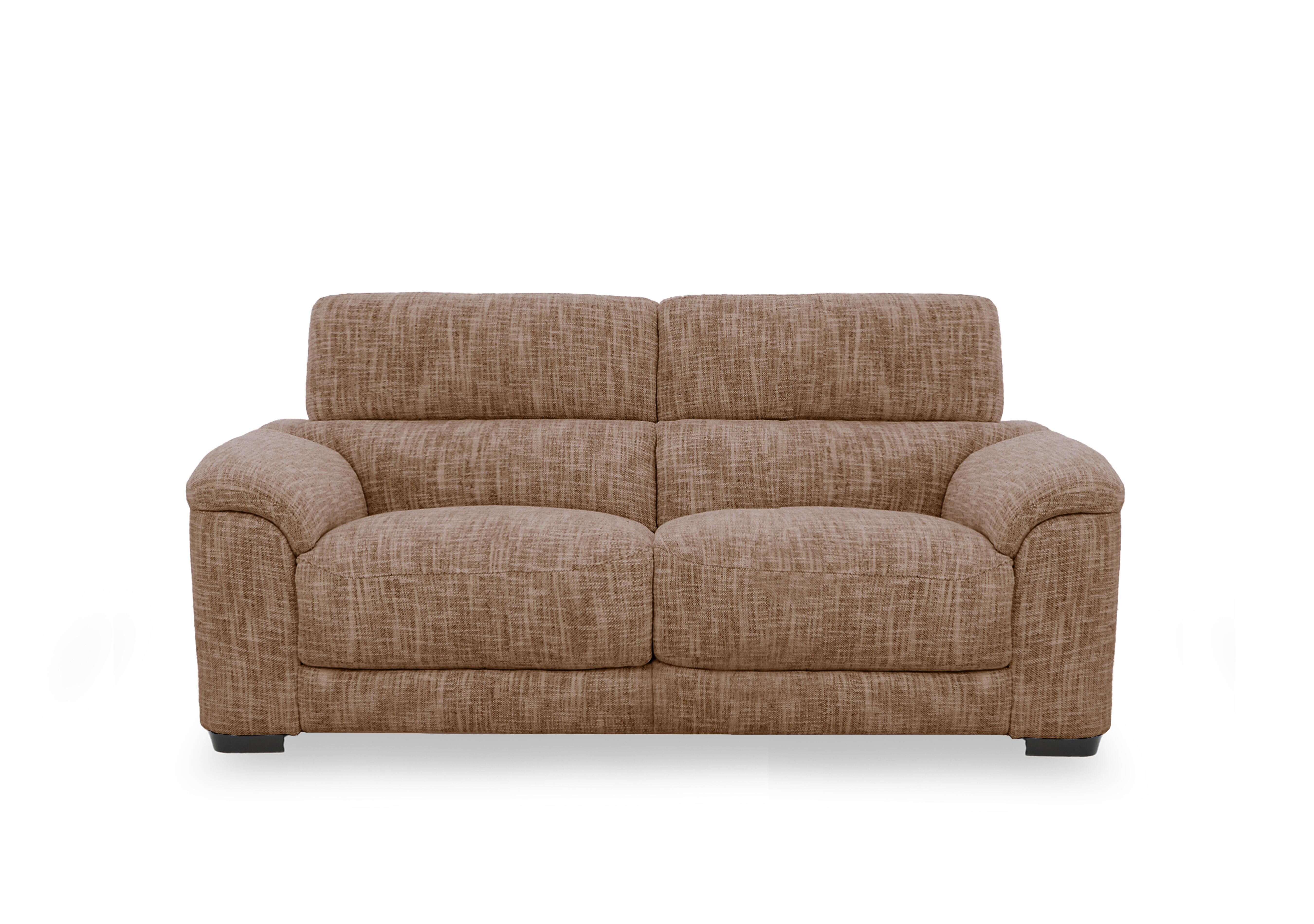 Nova Fabric 2 Seater Sofa in Fab-Mga-R13 Light Brown on Furniture Village