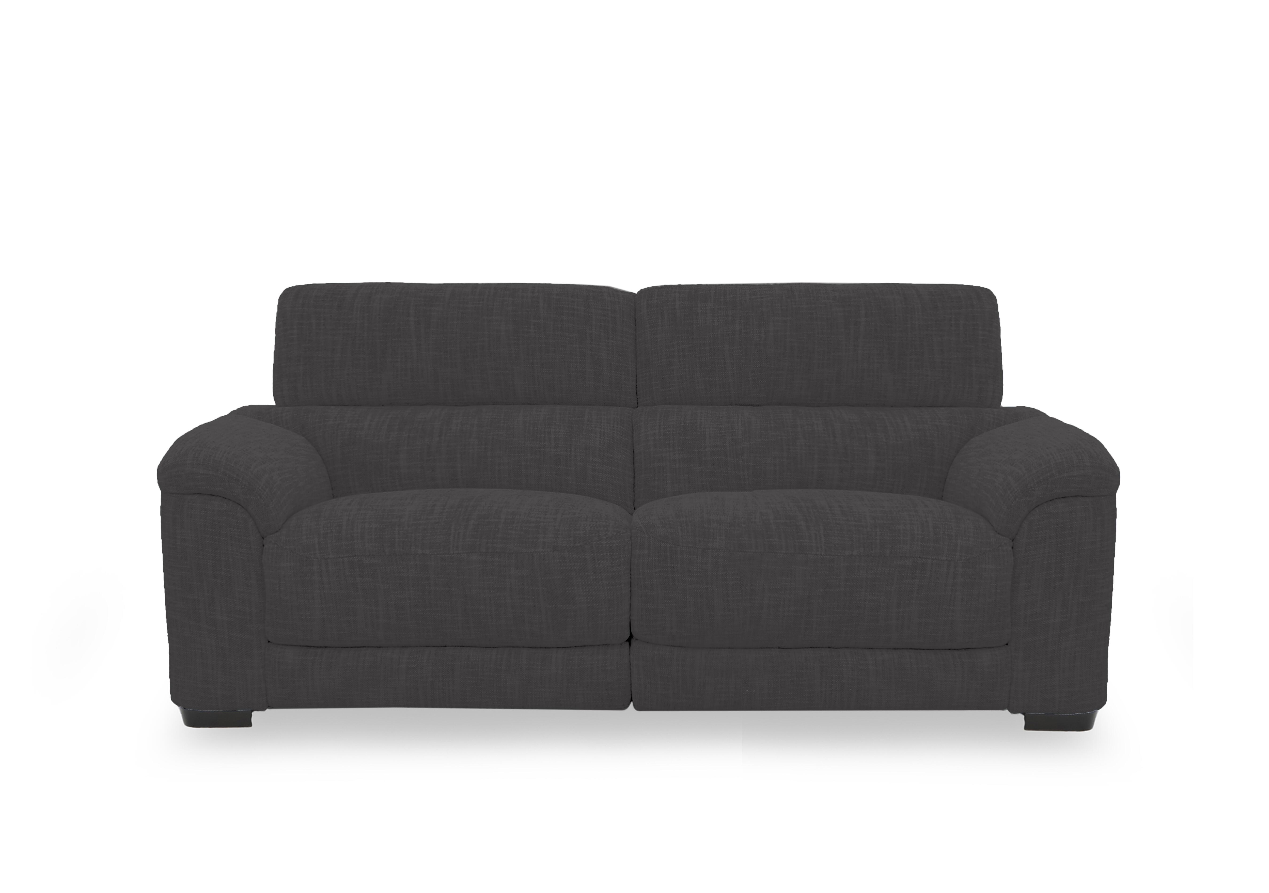 Nova Fabric 3 Seater Power Recliner Sofa with Power Headrests in Fab-Can-R456 Anthracite on Furniture Village
