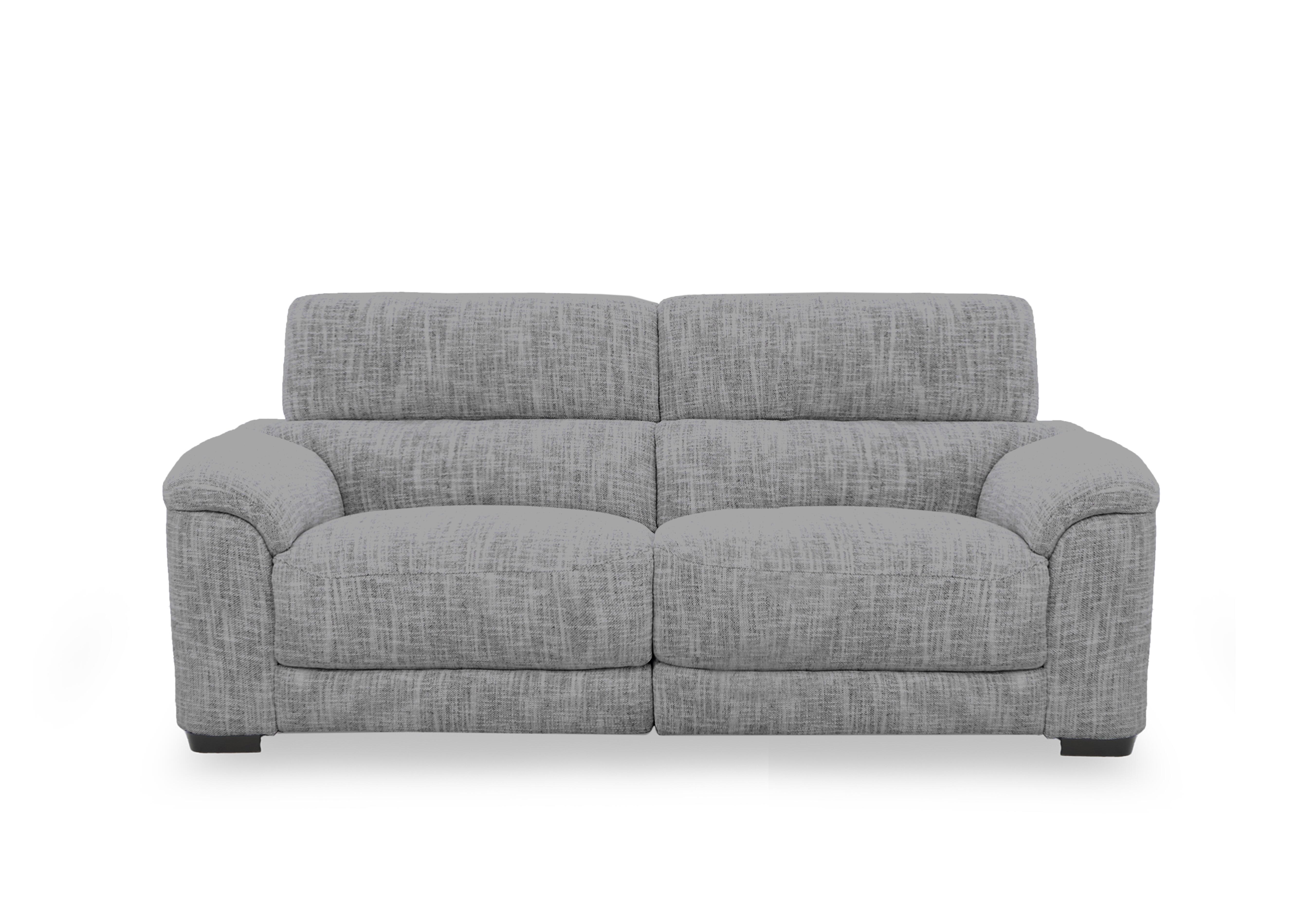 Nova Fabric 3 Seater Power Recliner Sofa with Power Headrests in Fab-Mga-R09 Dove Grey on Furniture Village