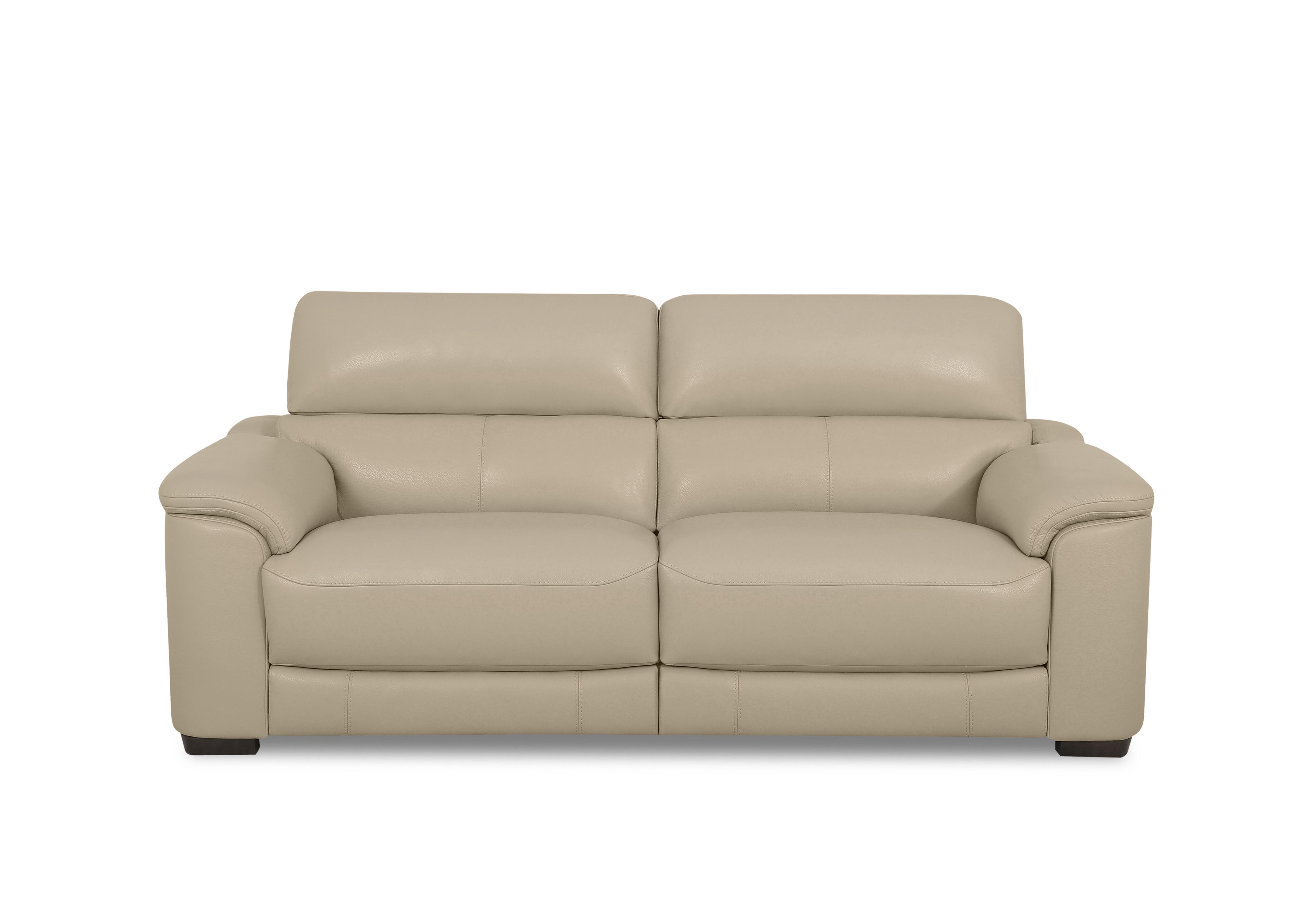 Nova Leather 3 Seater Power Recliner Sofa with Power Headrests in  on Furniture Village