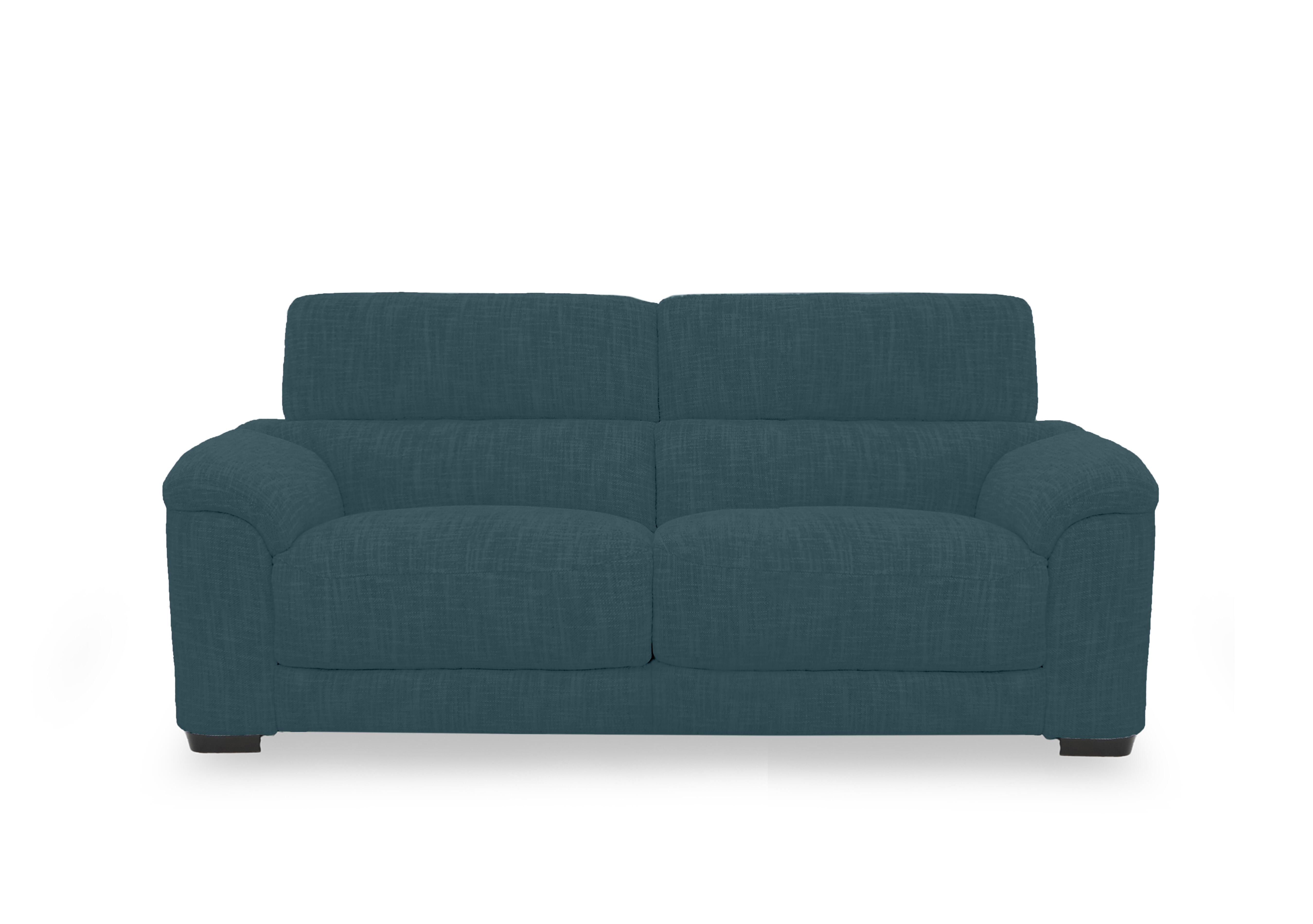 Nova Fabric 3 Seater Sofa in Fab-Can-R340 Peacock on Furniture Village
