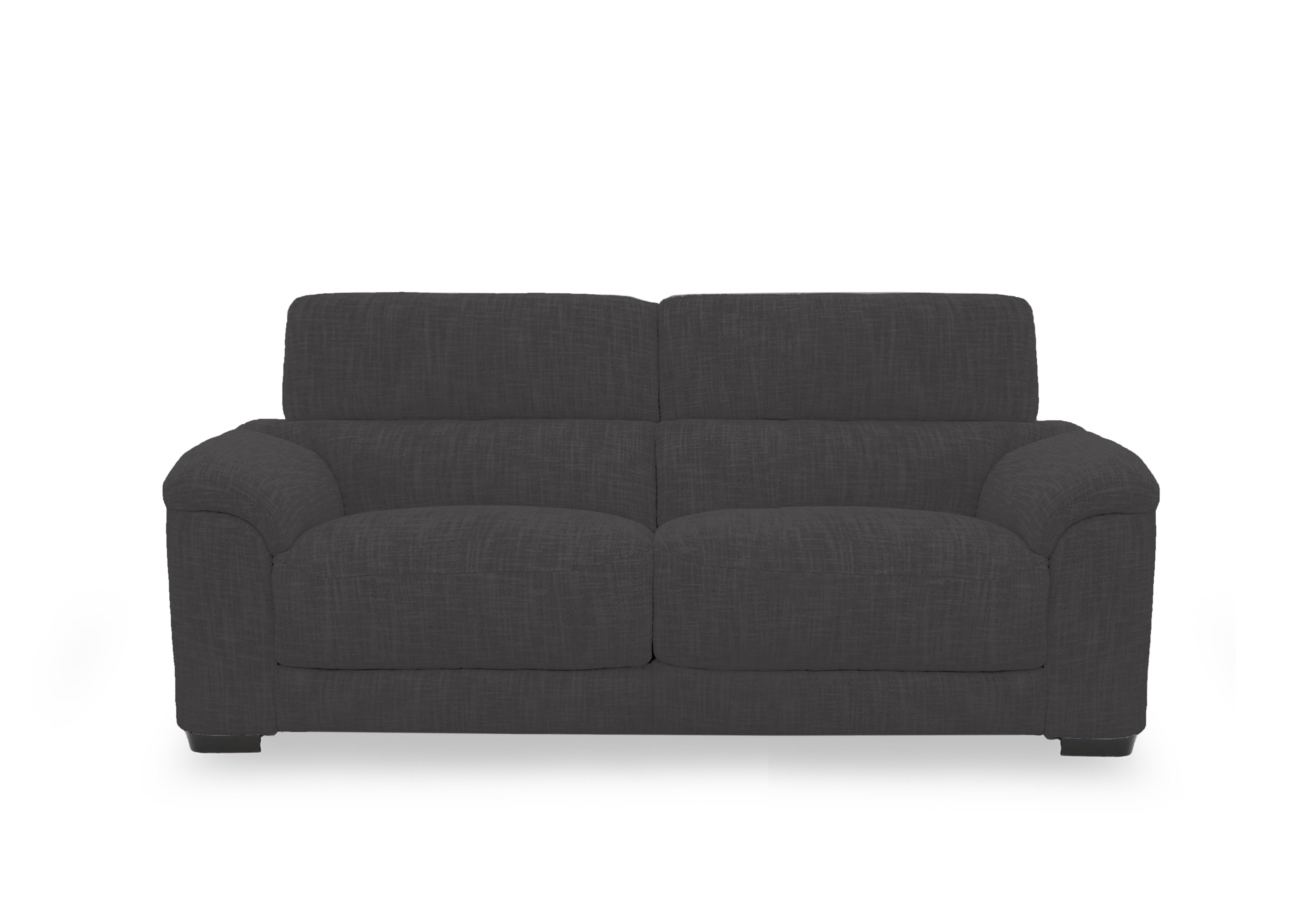 Nova Fabric 3 Seater Sofa in Fab-Can-R456 Anthracite on Furniture Village