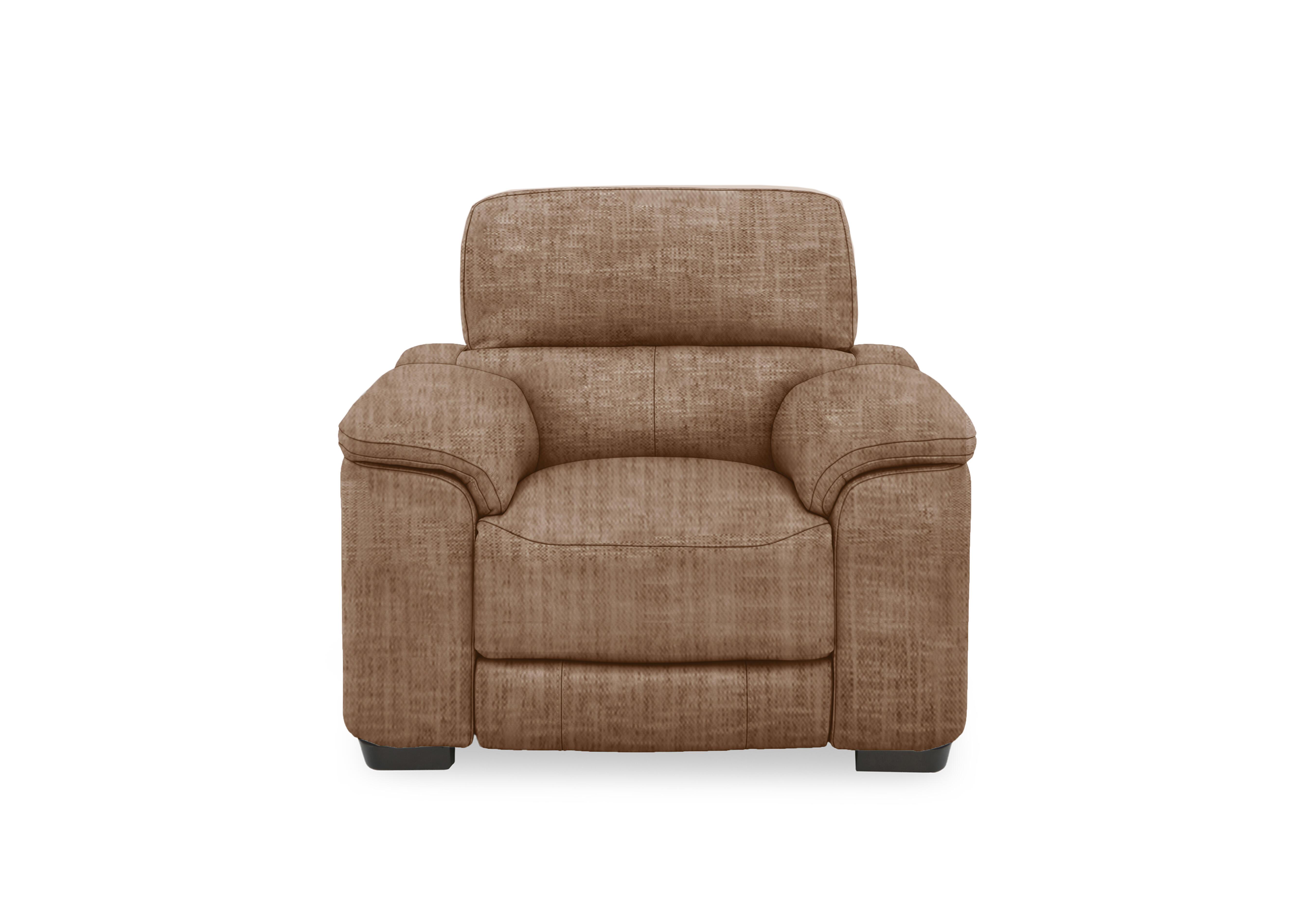 Nova Fabric Chair in Fab-Mga-R13 Light Brown on Furniture Village