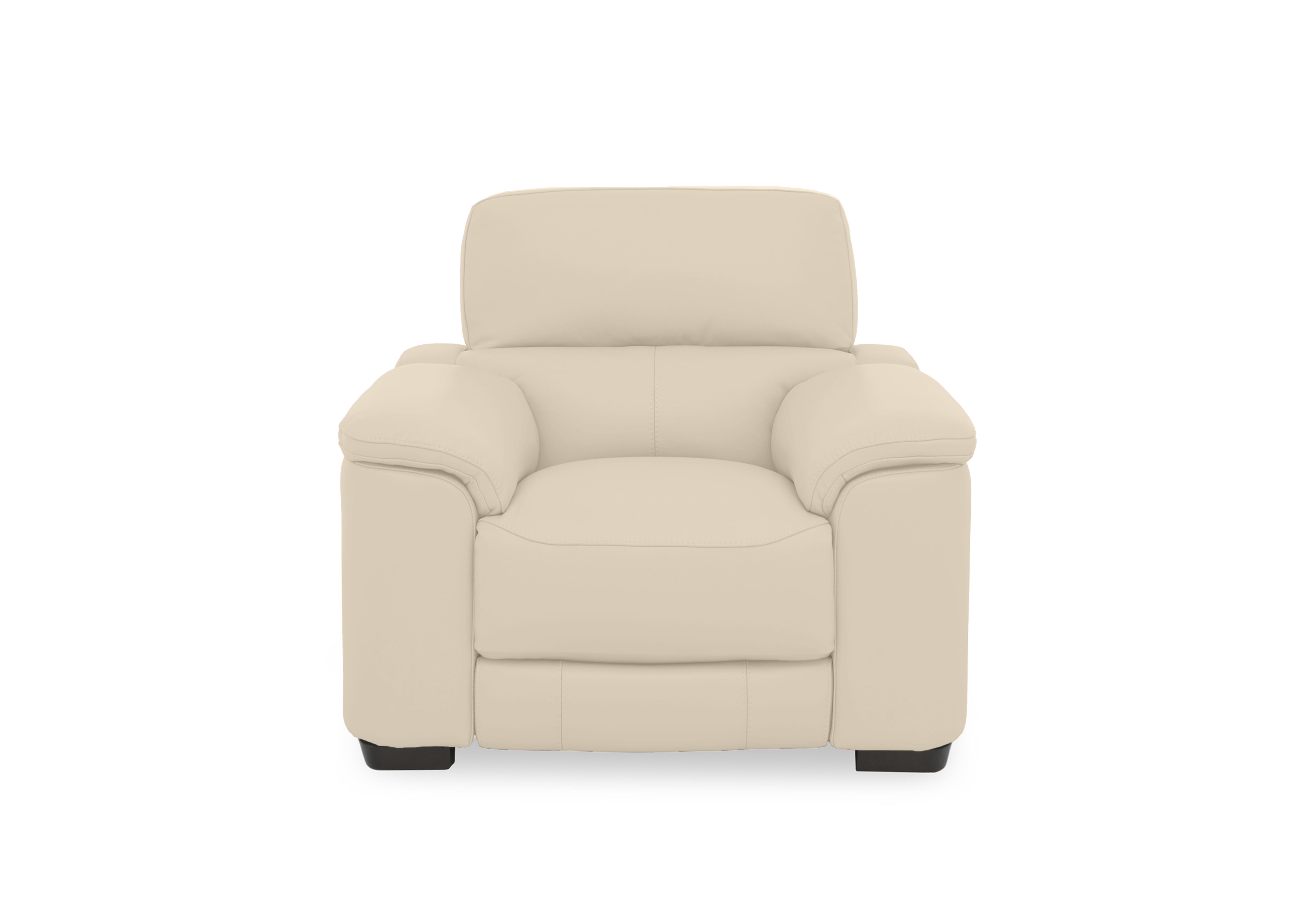 Nova Leather Chair in Bv-862c Bisque on Furniture Village