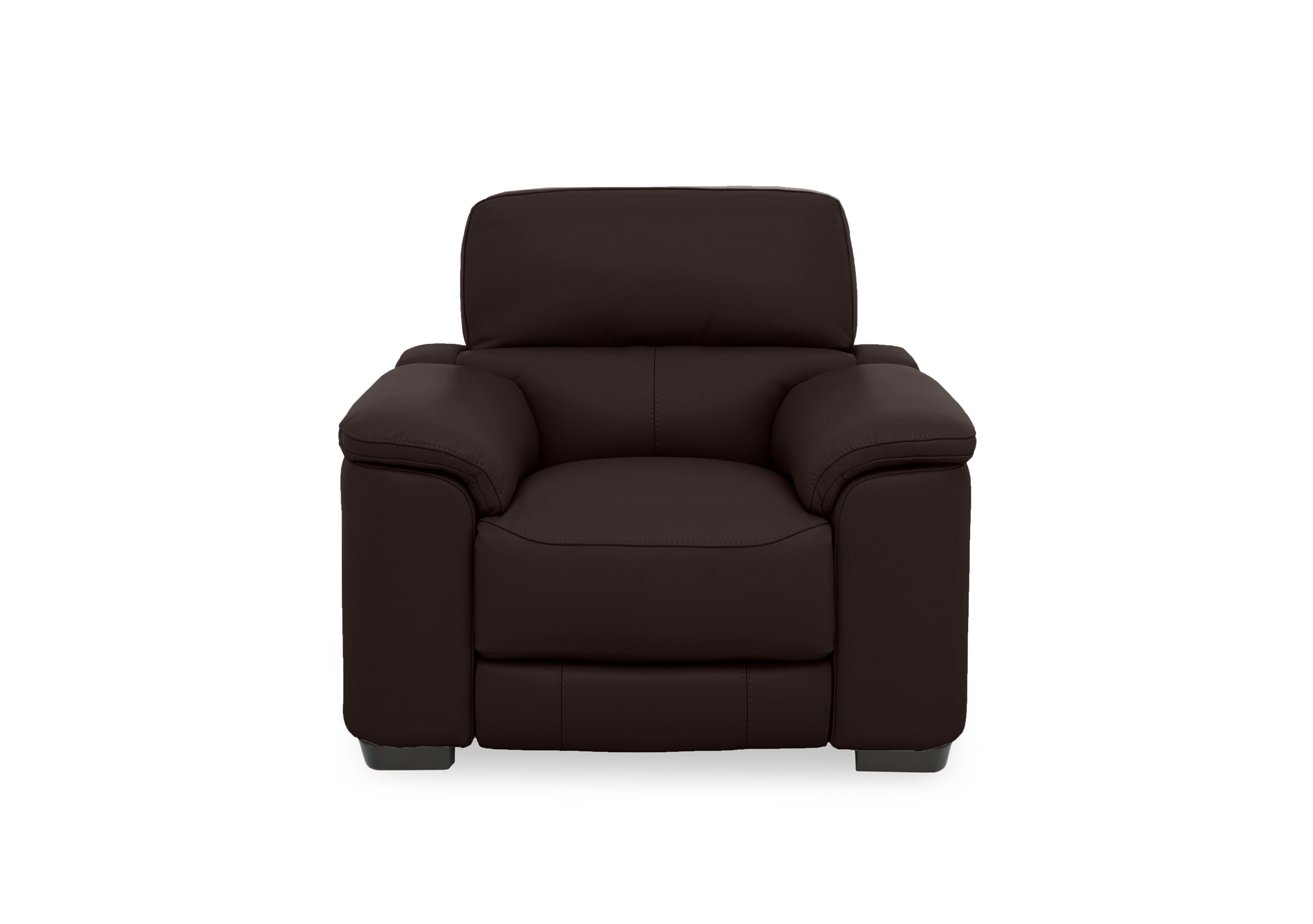 Nova Leather Chair in Hw-886c Espresso on Furniture Village
