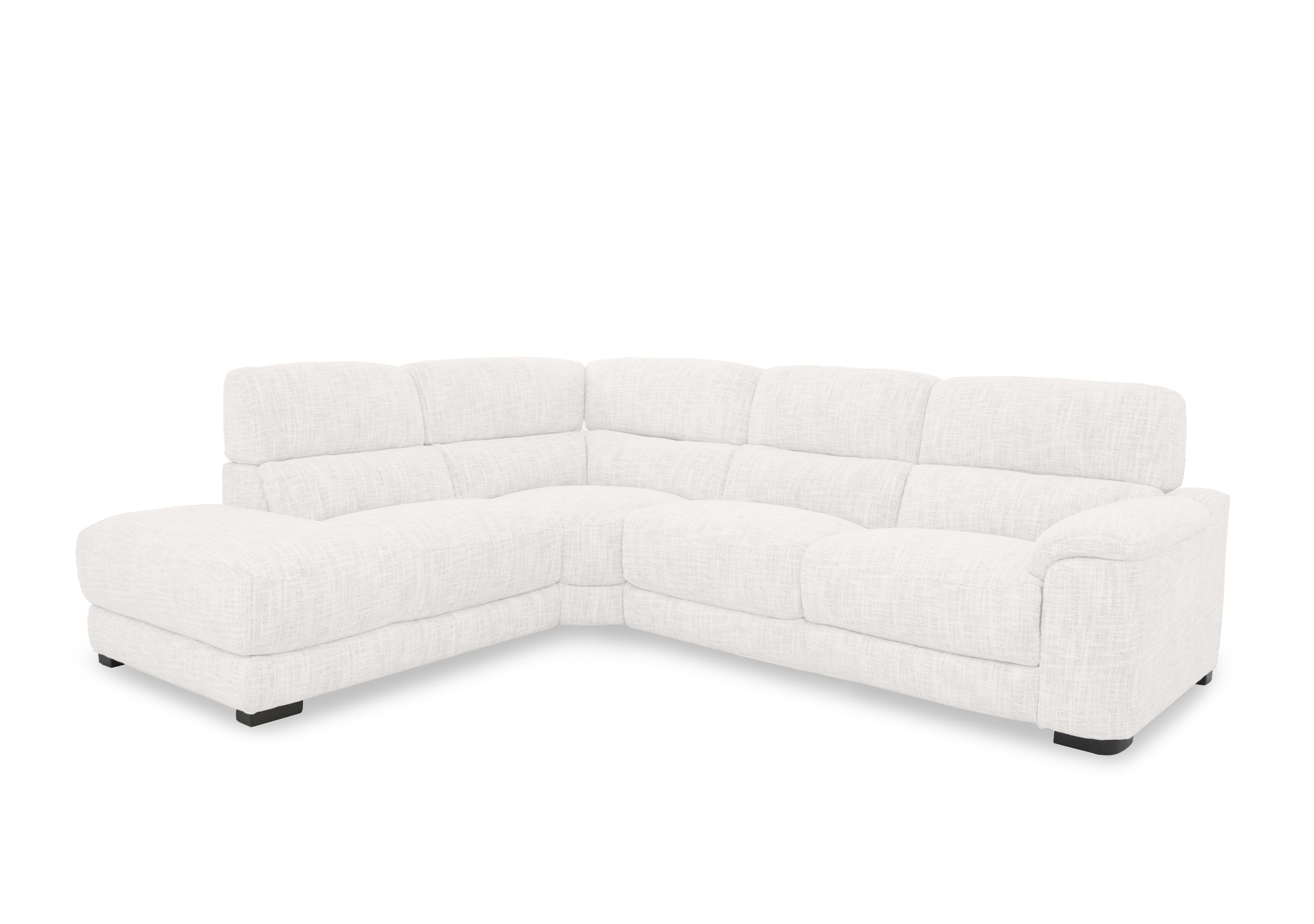 Nova Fabric Chaise End Sofa in Fab-Mga-R03 Frost on Furniture Village