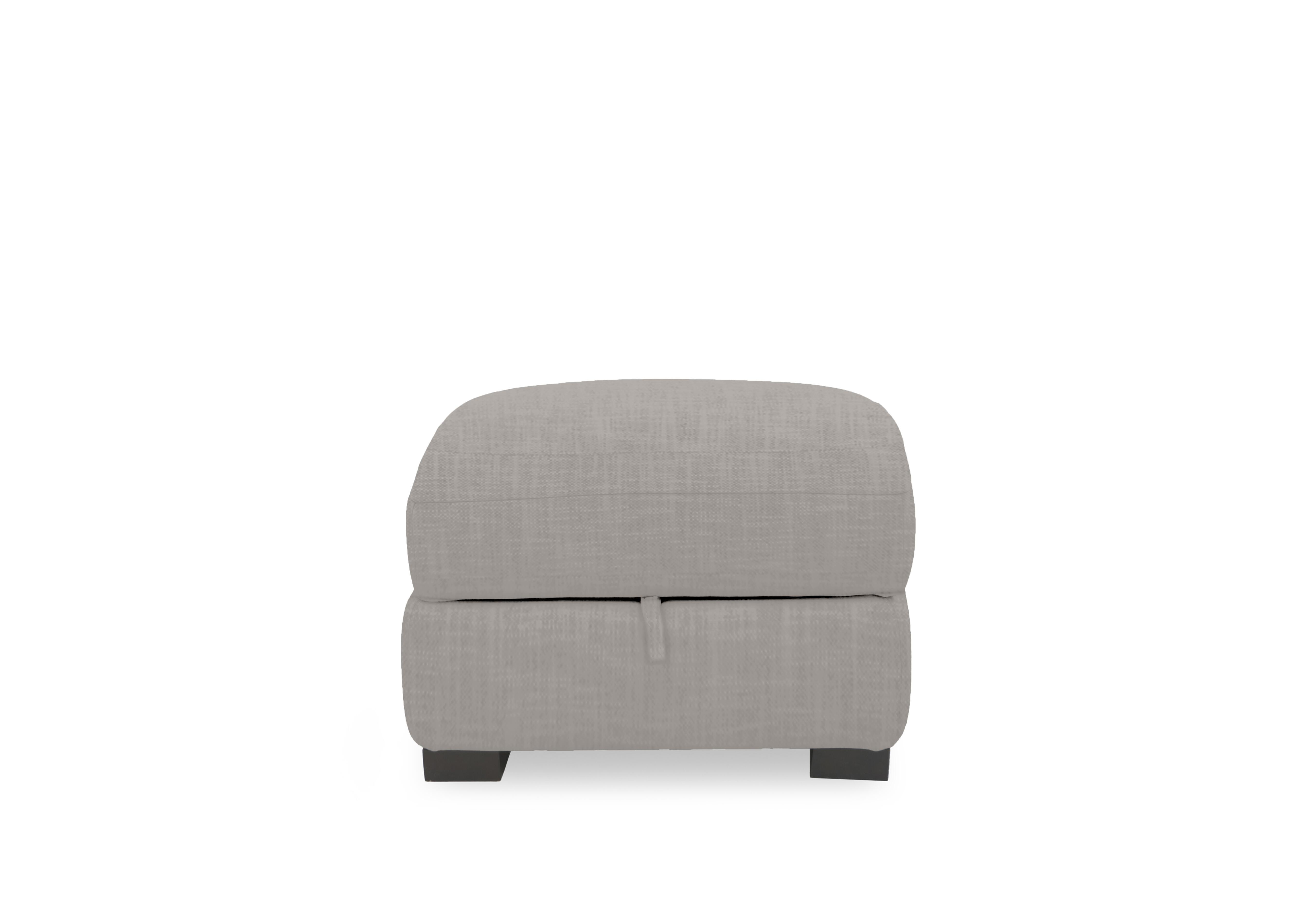 Nova Fabric Storage Footstool in Fab-Can-R452 Grey Mist on Furniture Village
