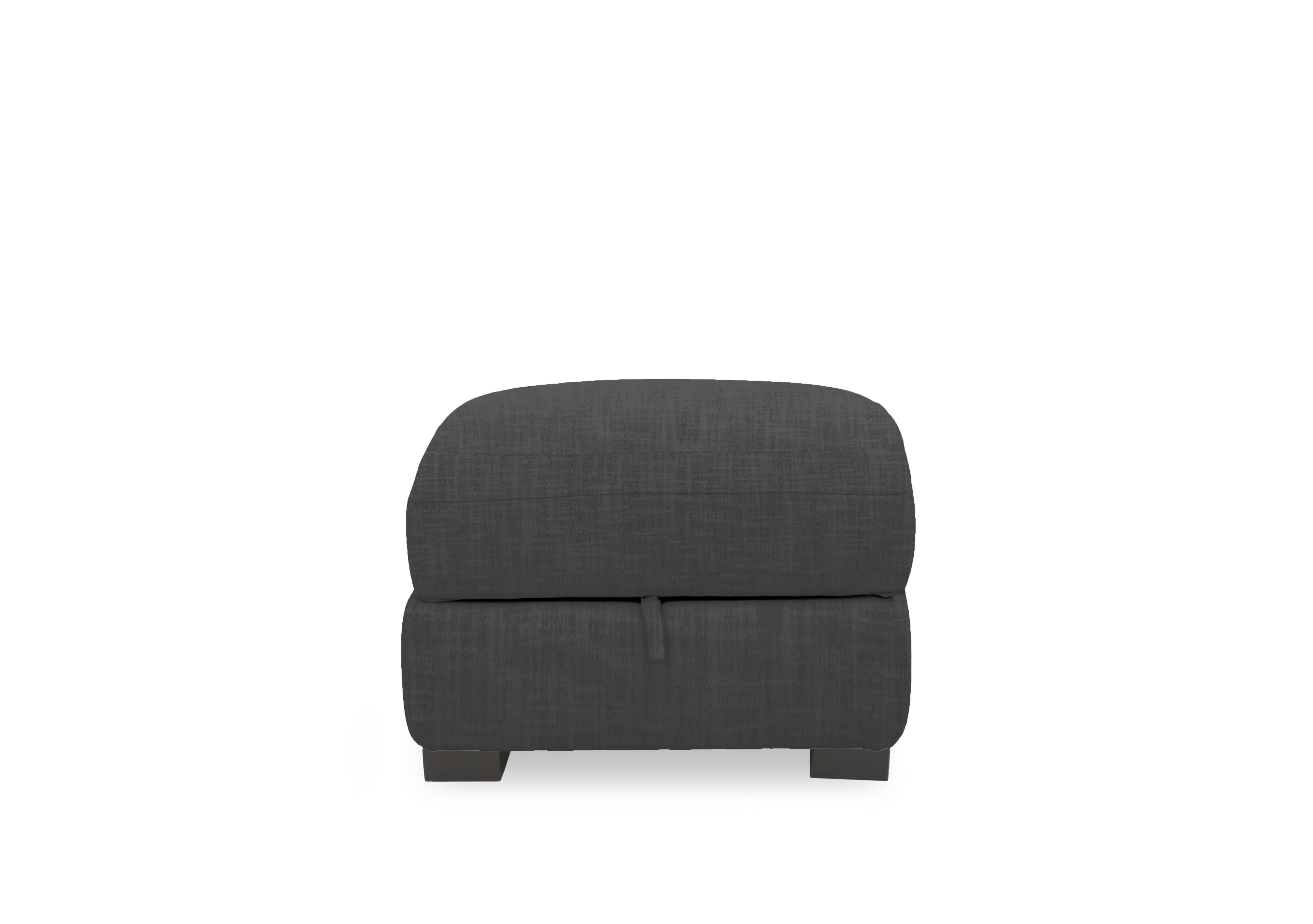 Nova Fabric Storage Footstool in Fab-Can-R456 Anthracite on Furniture Village
