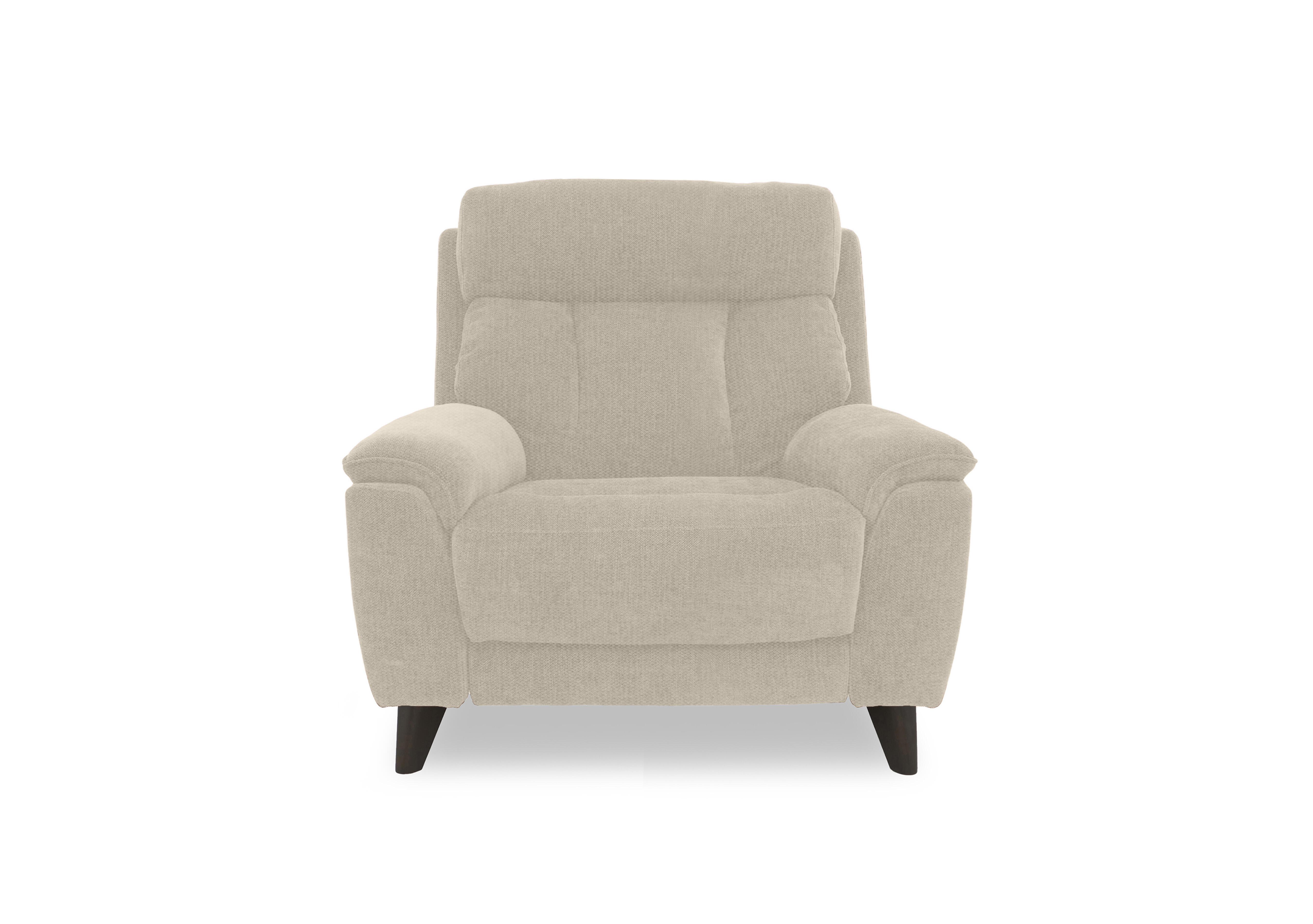 Dreamer Fabric Power Recliner Chair with Power Headrest in Fab-Ndo-R09 Beige on Furniture Village