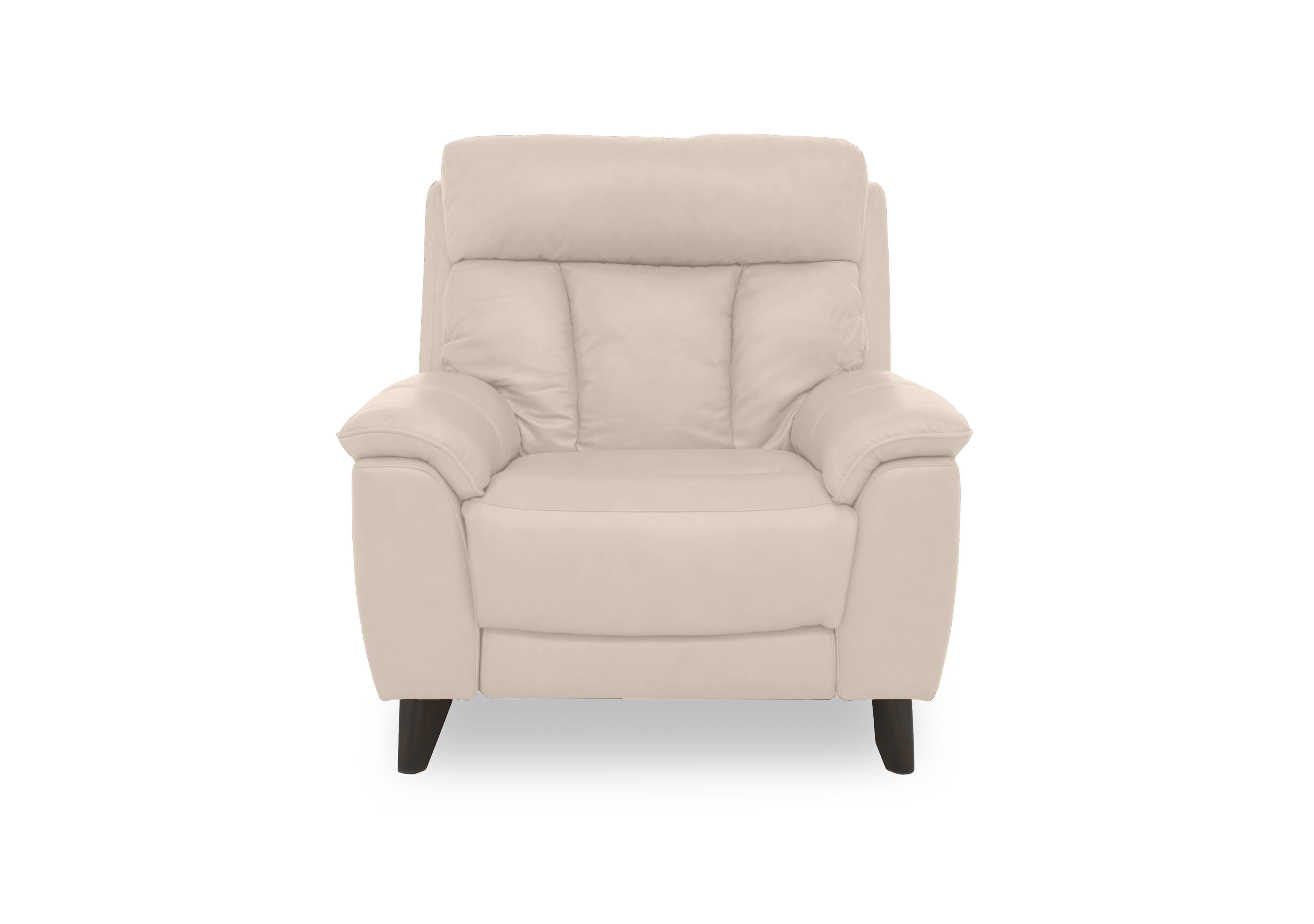 Dreamer Leather Power Recliner Chair with Power Headrest in Bv-041e Dapple Grey on Furniture Village