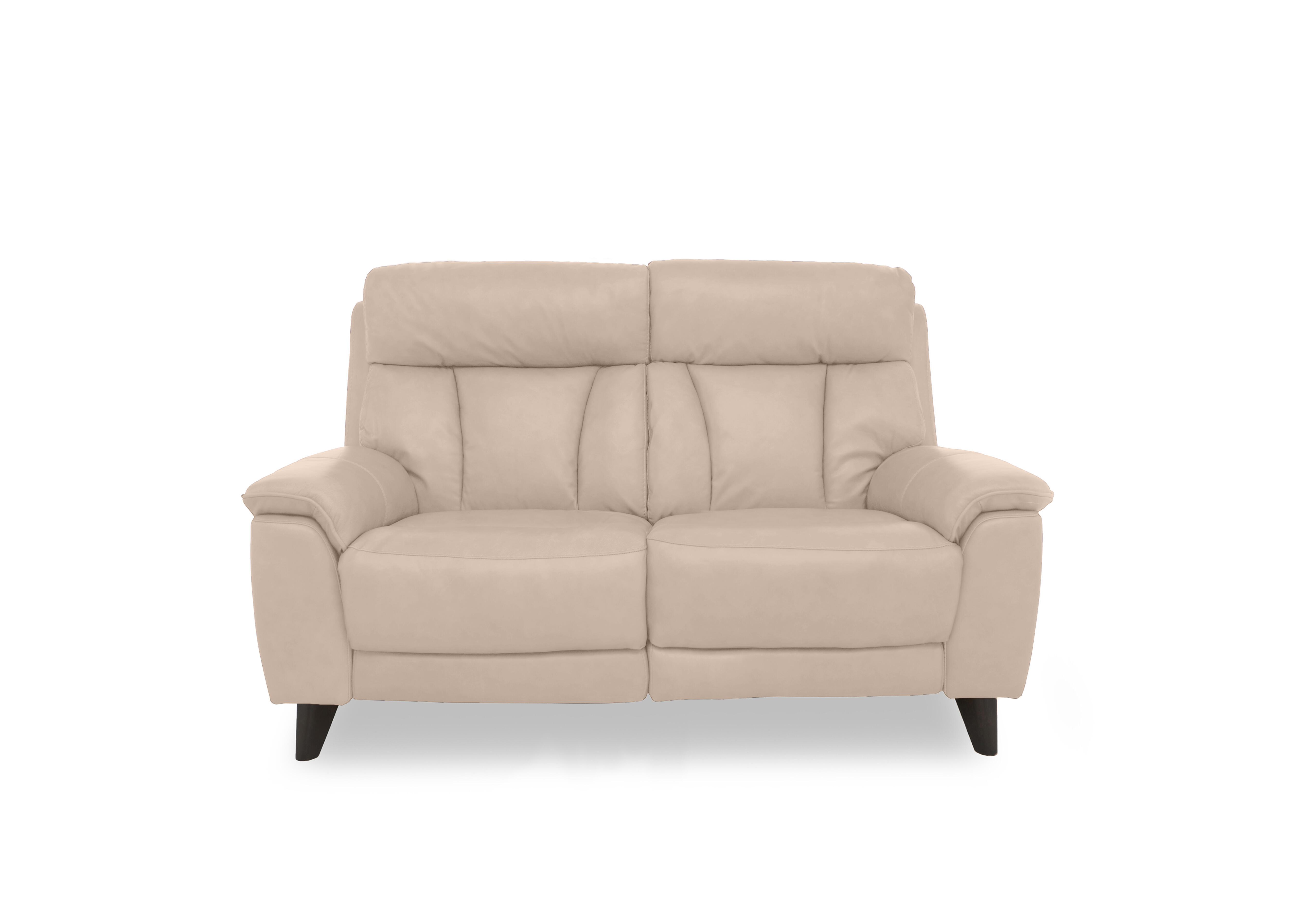 Dreamer Leather 2 Seater Power Recliner Sofa in Bv-039c Pebble on Furniture Village