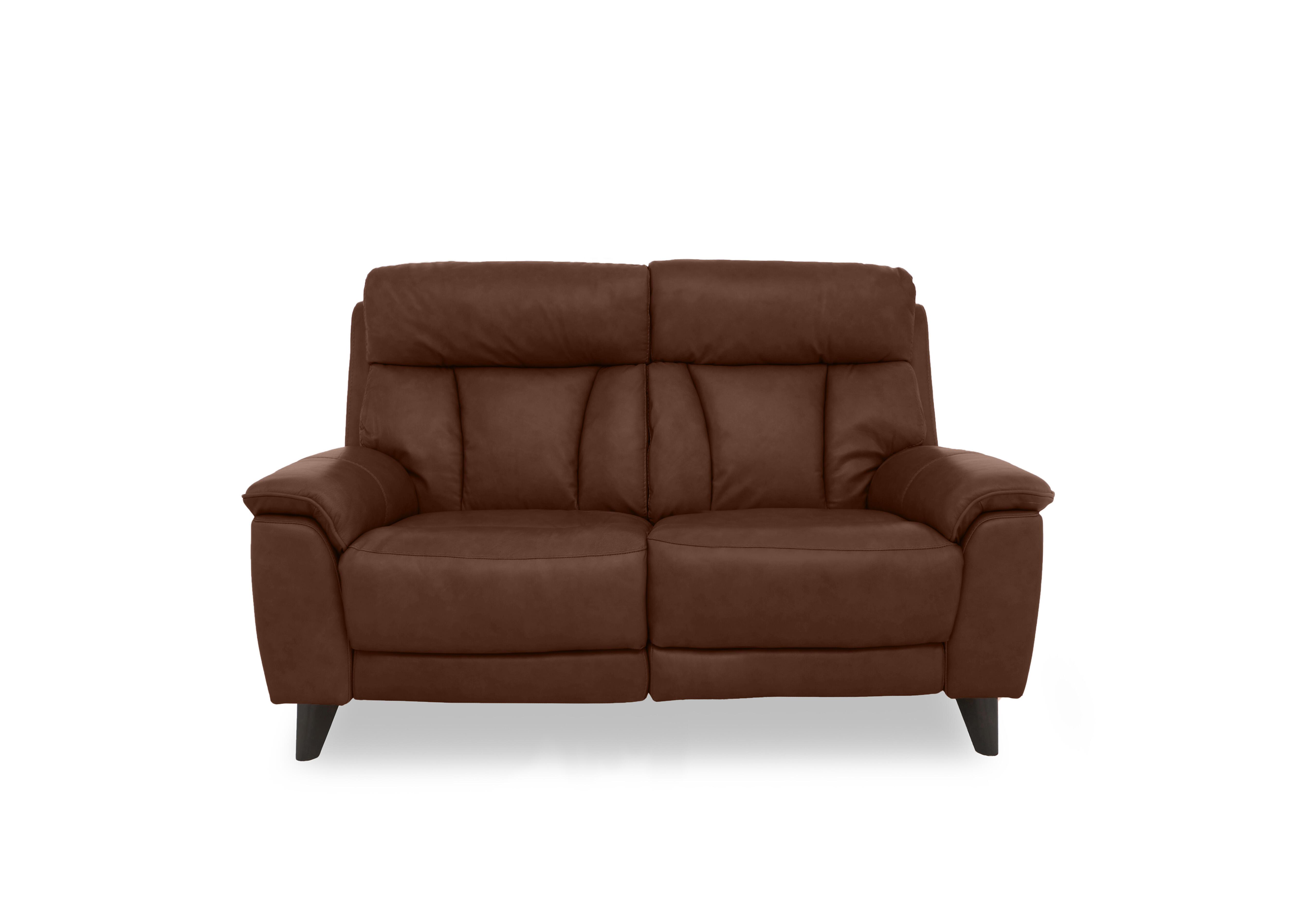 Dreamer 2 Seater Leather Sofa in Ca-701e Tobacco on Furniture Village