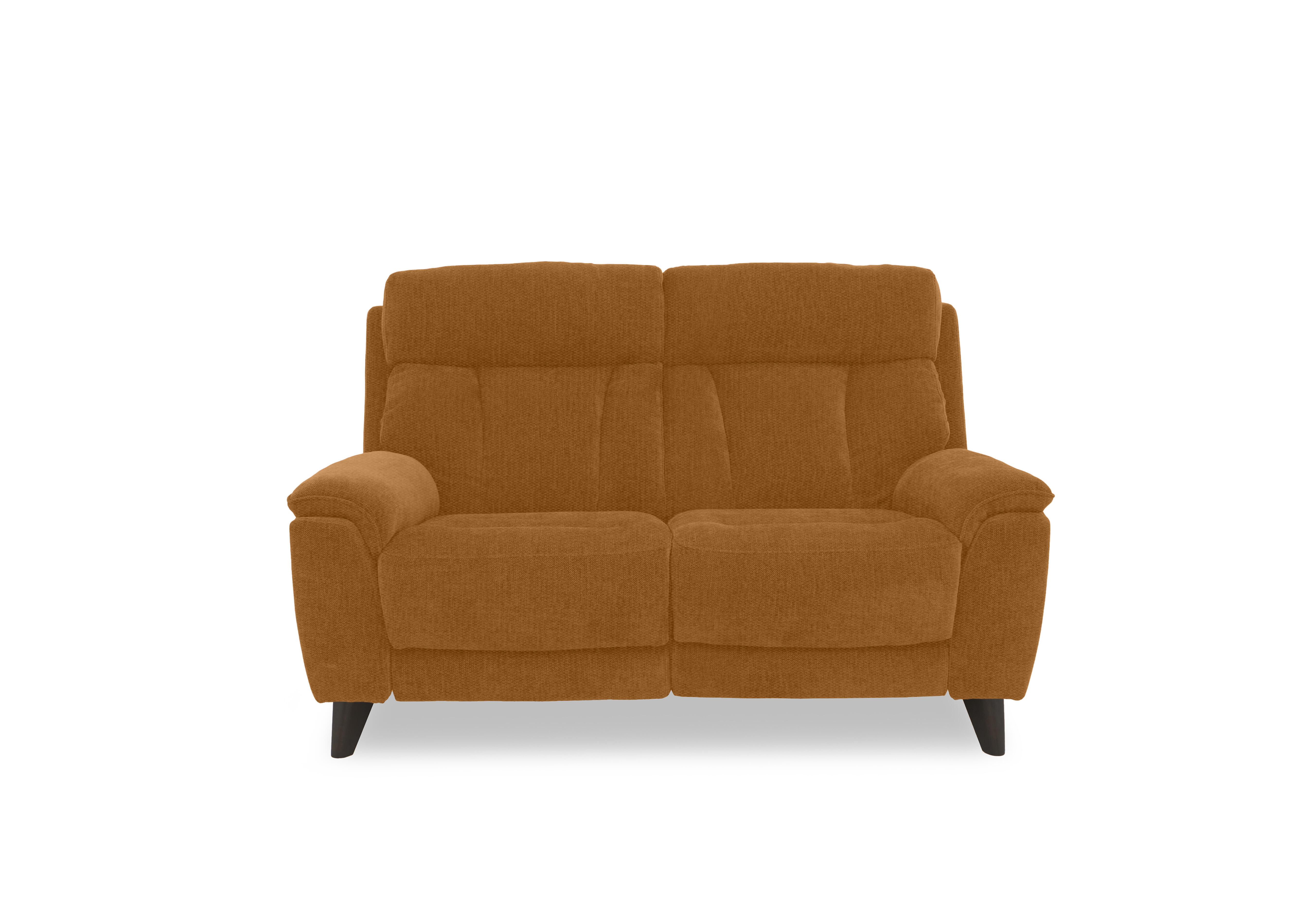 Dreamer Fabric 2 Seater Power Recliner Sofa with Power Headrests in Fab-Ndo-R16 Bumblebee Yellow on Furniture Village