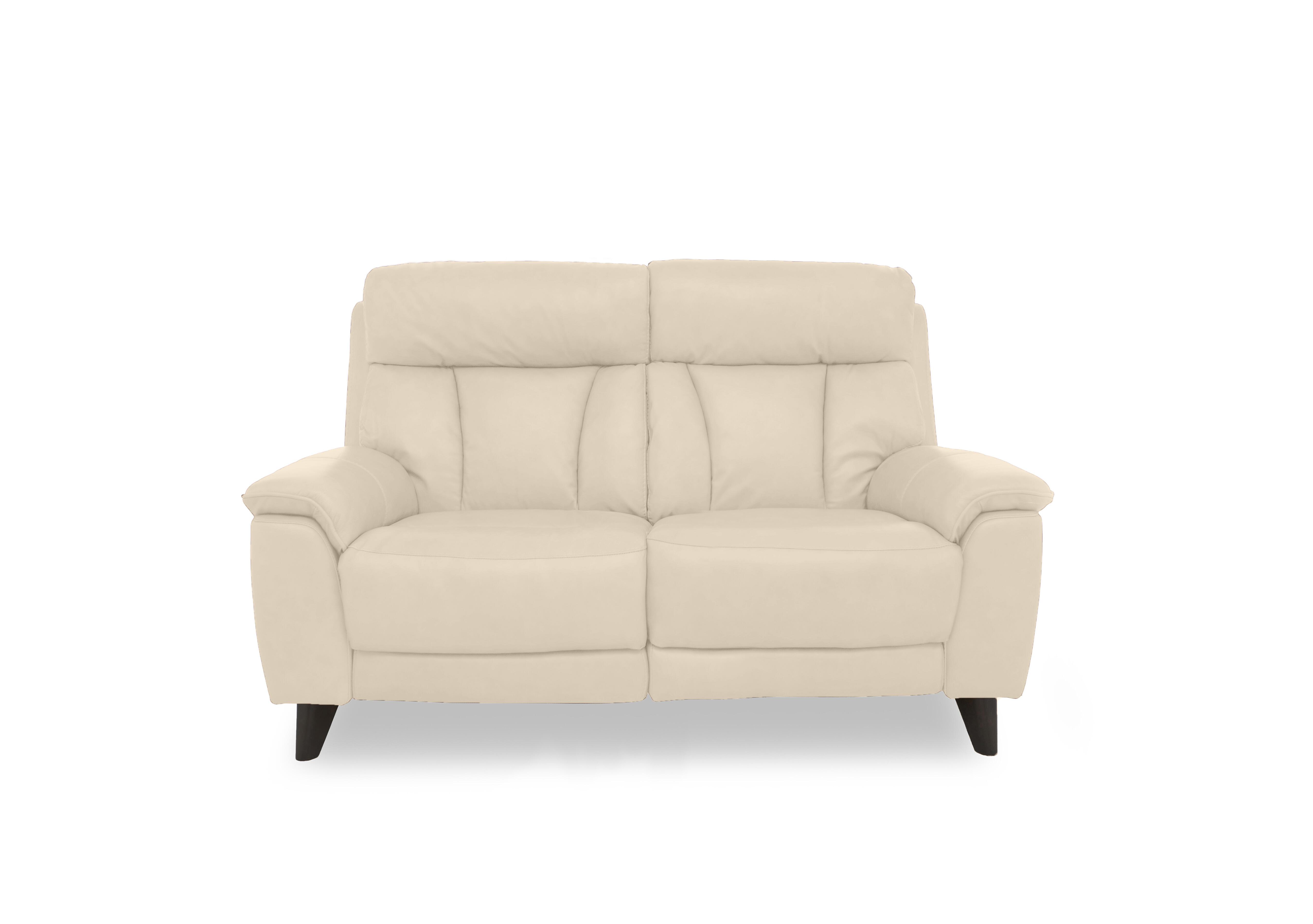 Dreamer Leather 2 Seater Power Recliner Sofa with Power Headrests in Bv-862c Bisque on Furniture Village
