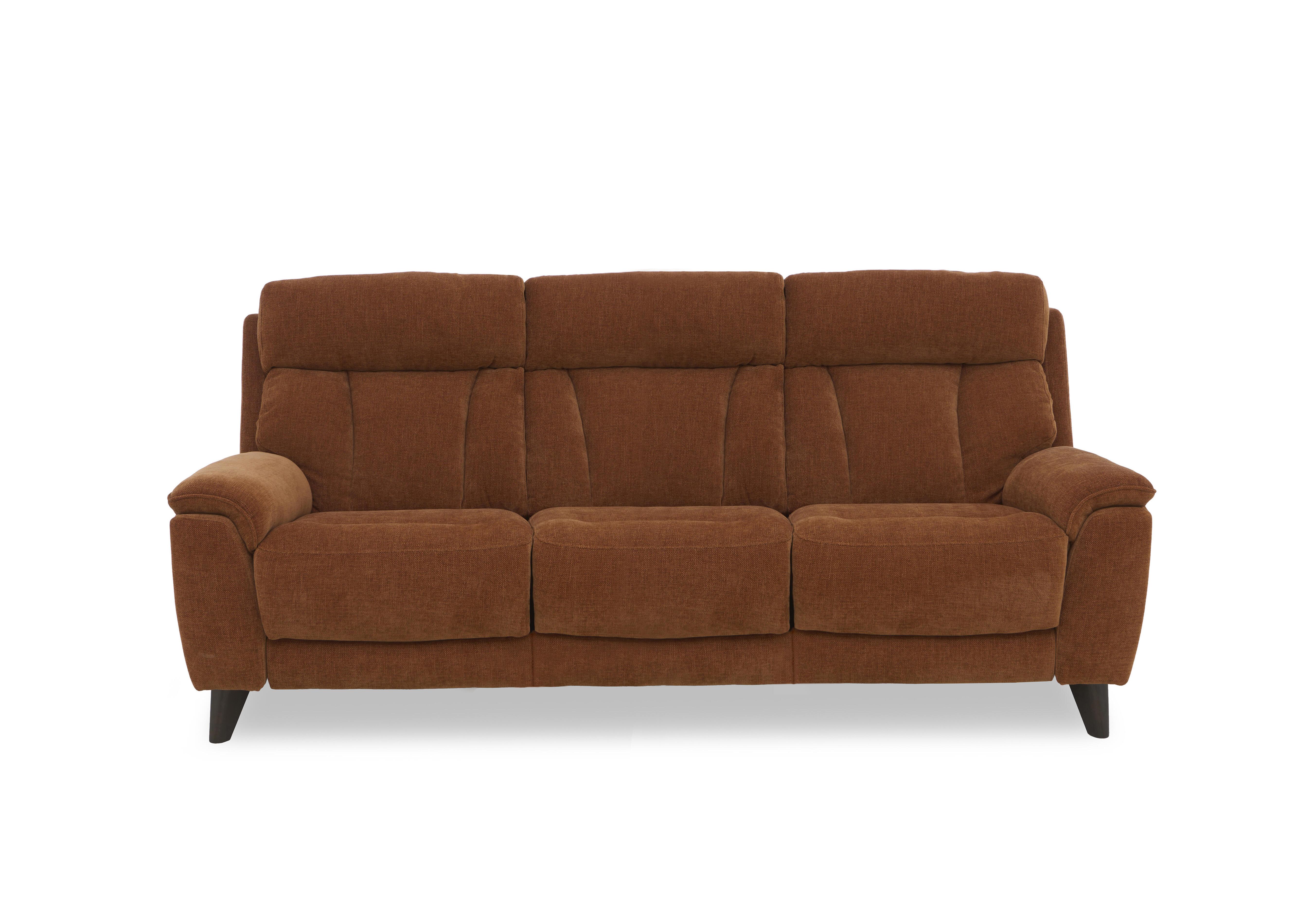 Dreamer 3 Seater Fabric Sofa in Fab-Ndo-R22 Caramel on Furniture Village