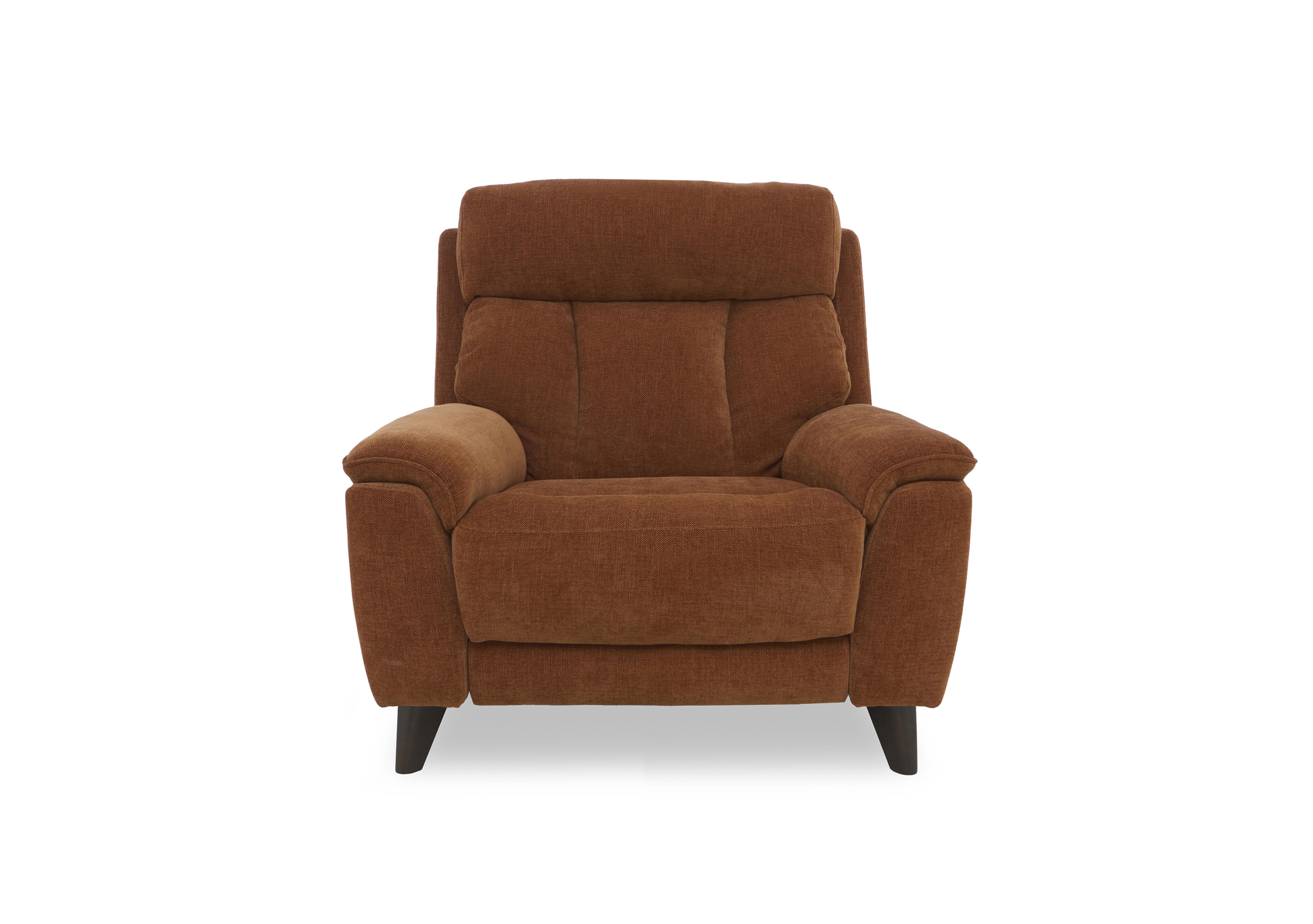 Dreamer Fabric Power Recliner Chair in Fab-Ndo-R22 Caramel on Furniture Village
