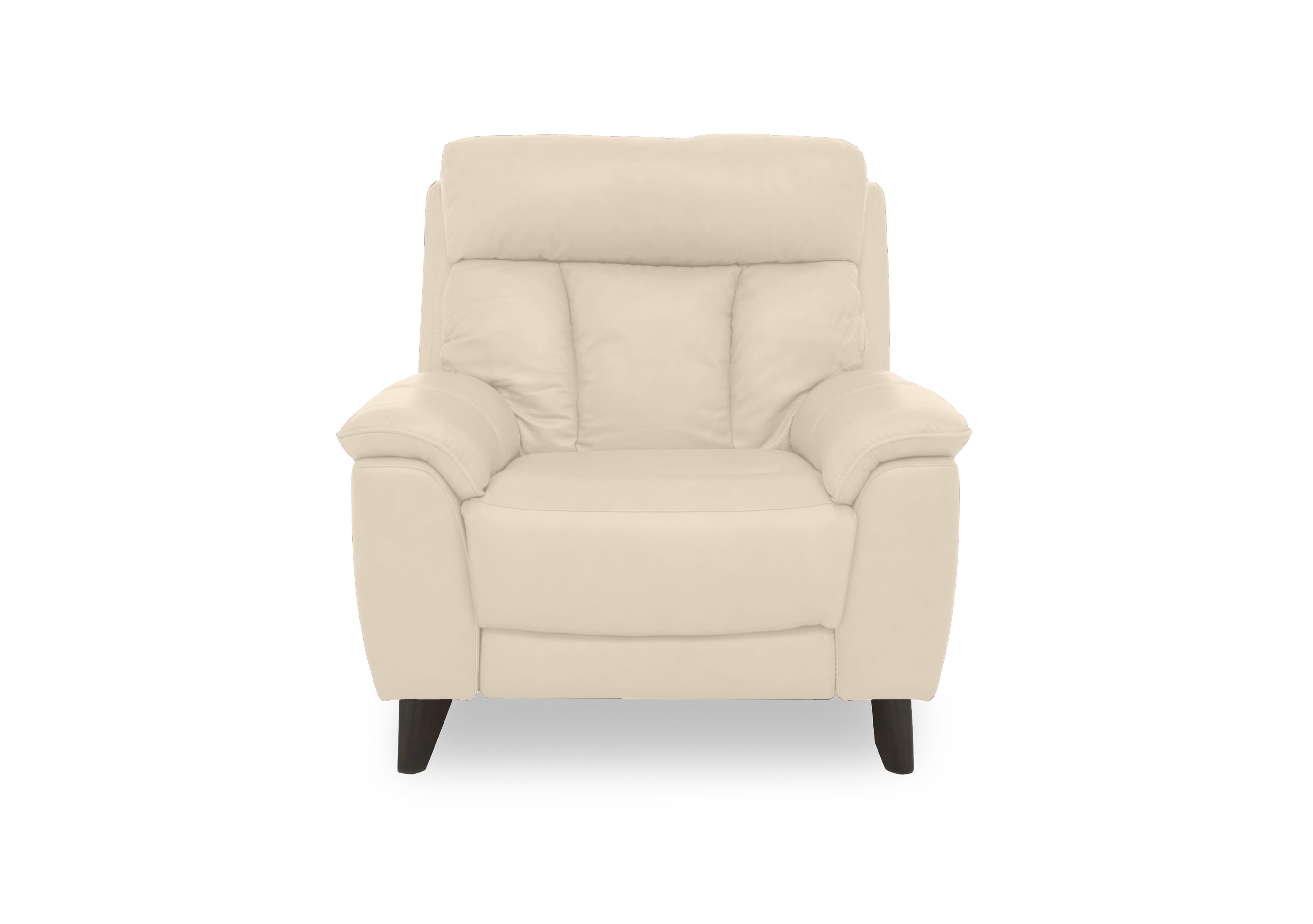 Dreamer Leather Power Recliner Chair in Bv-862c Bisque on Furniture Village