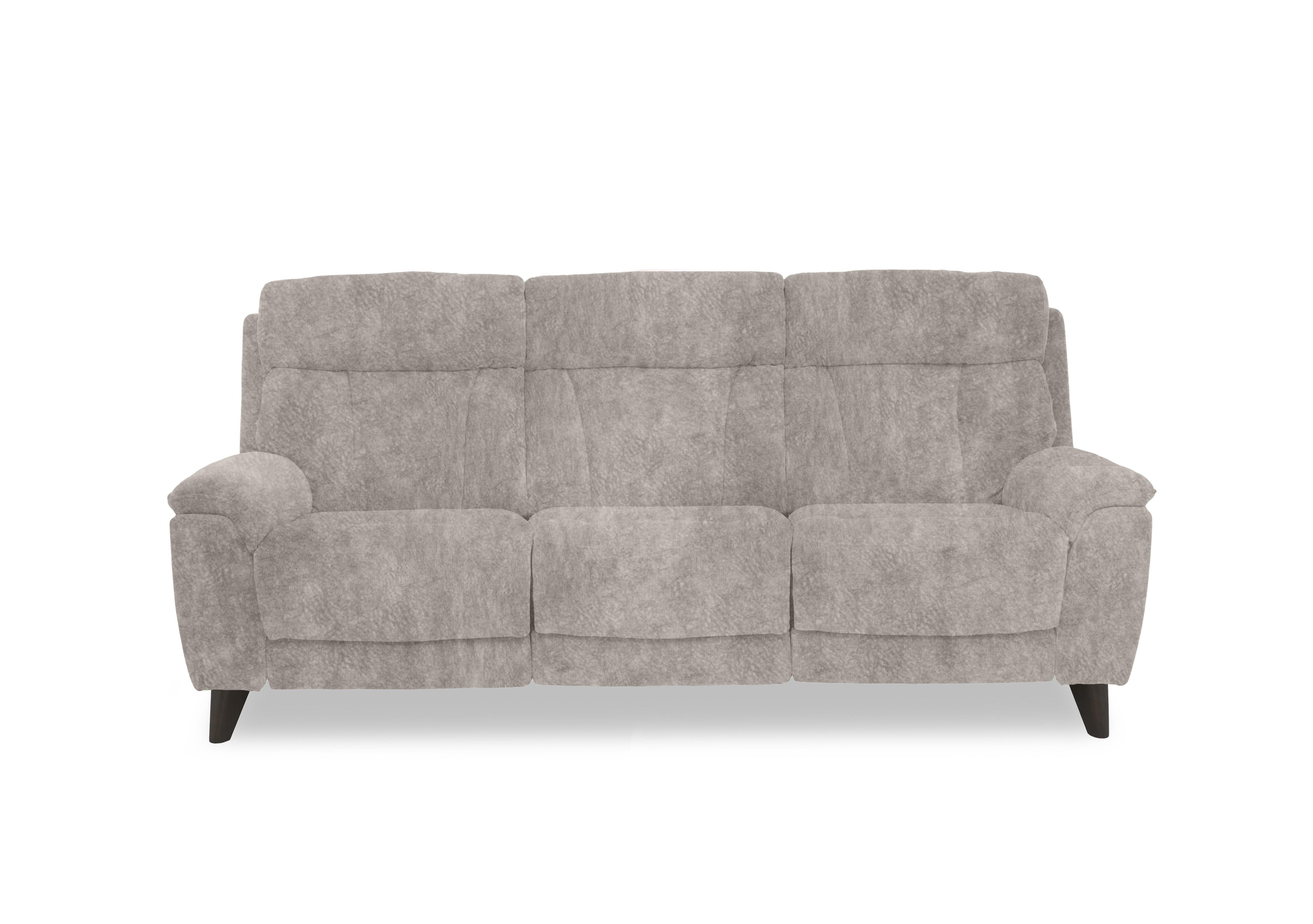 Dreamer Fabric 3 Seater Power Recliner Sofa with Power Headrests in Bfa-Bnn-R28 Grey on Furniture Village