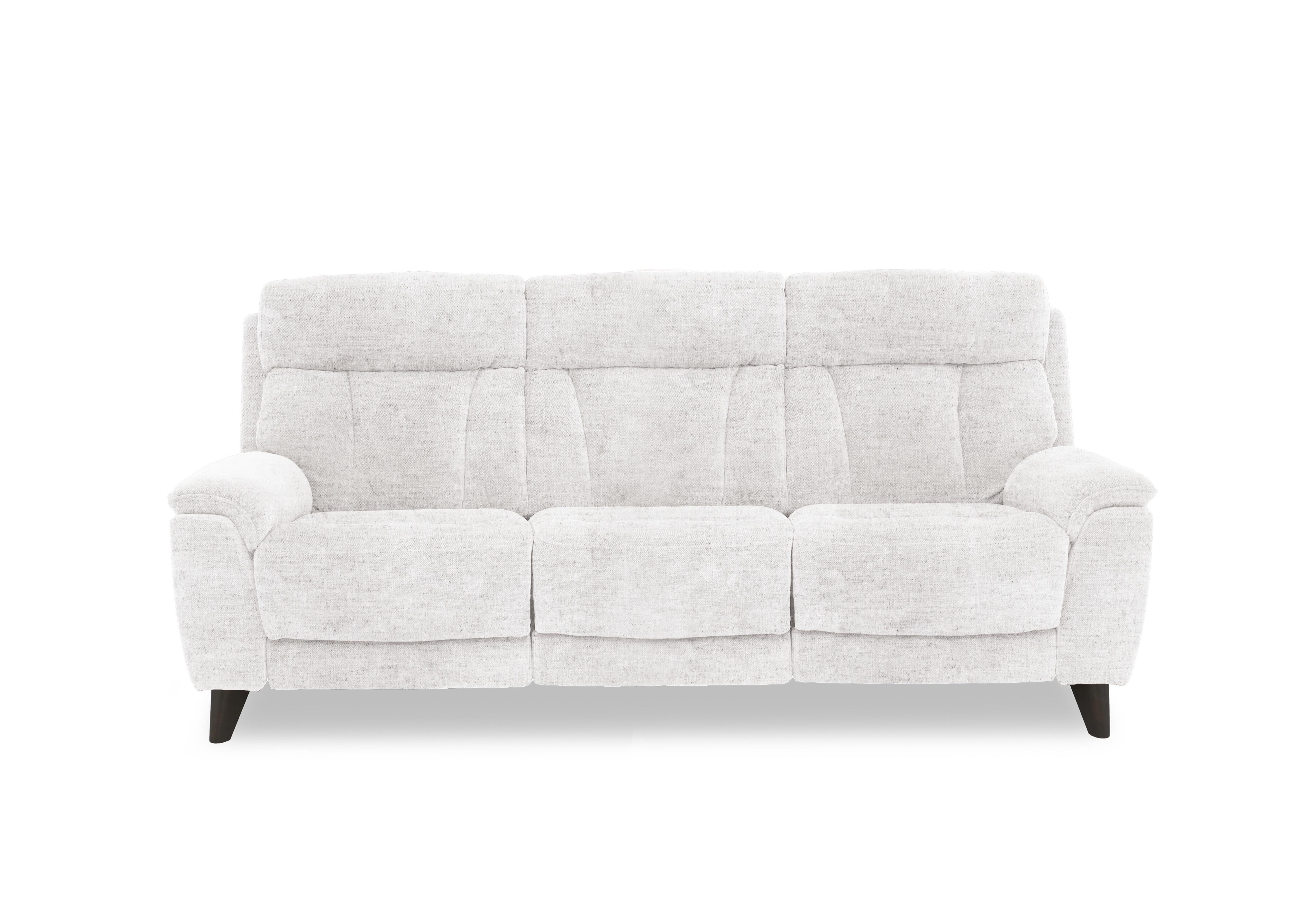 Dreamer Fabric 3 Seater Power Recliner Sofa with Power Headrests in Fab-Mga-R03 Frost on Furniture Village