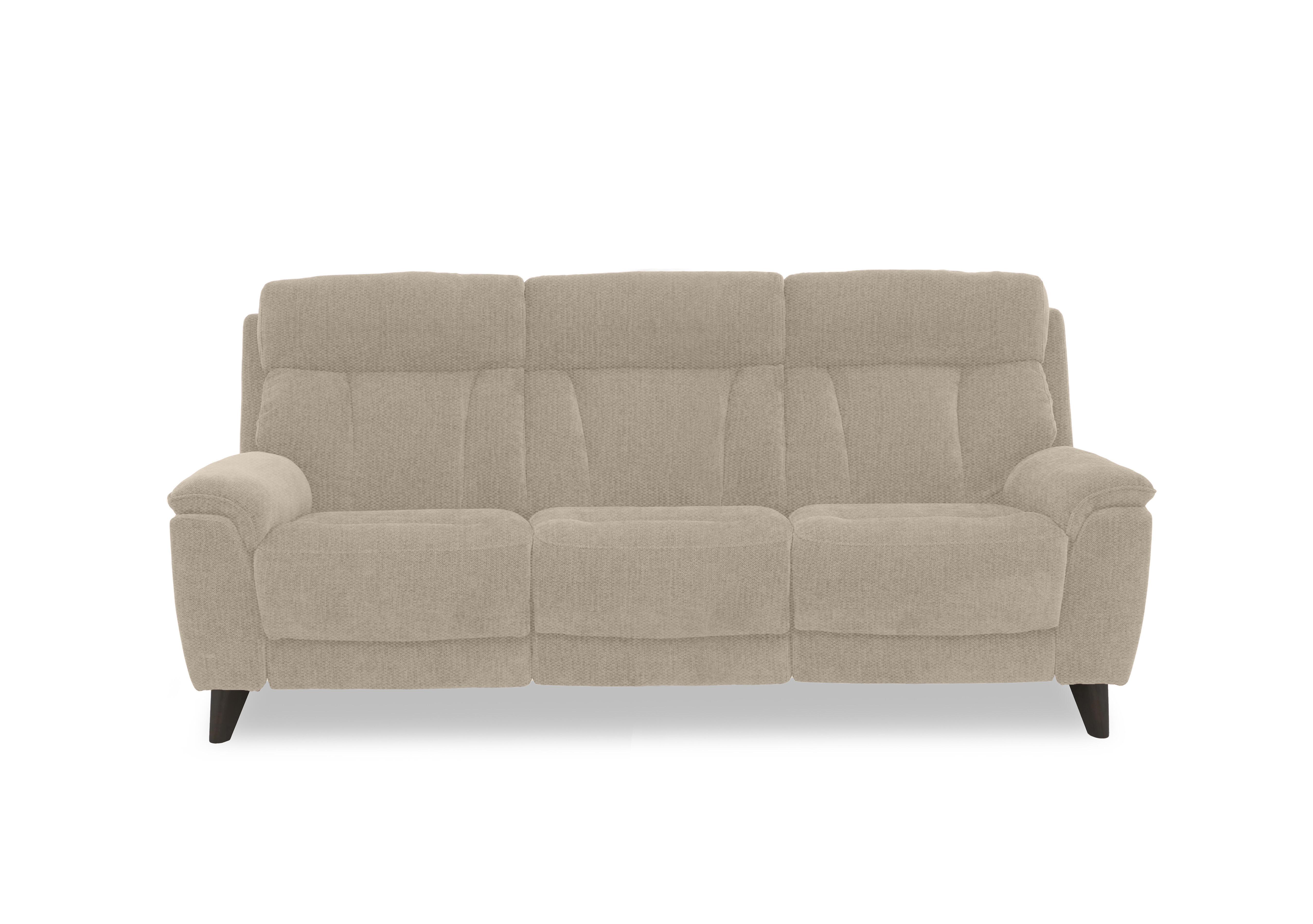 Dreamer Fabric 3 Seater Power Recliner Sofa with Power Headrests in Fab-Ndo-R08 Pebble on Furniture Village