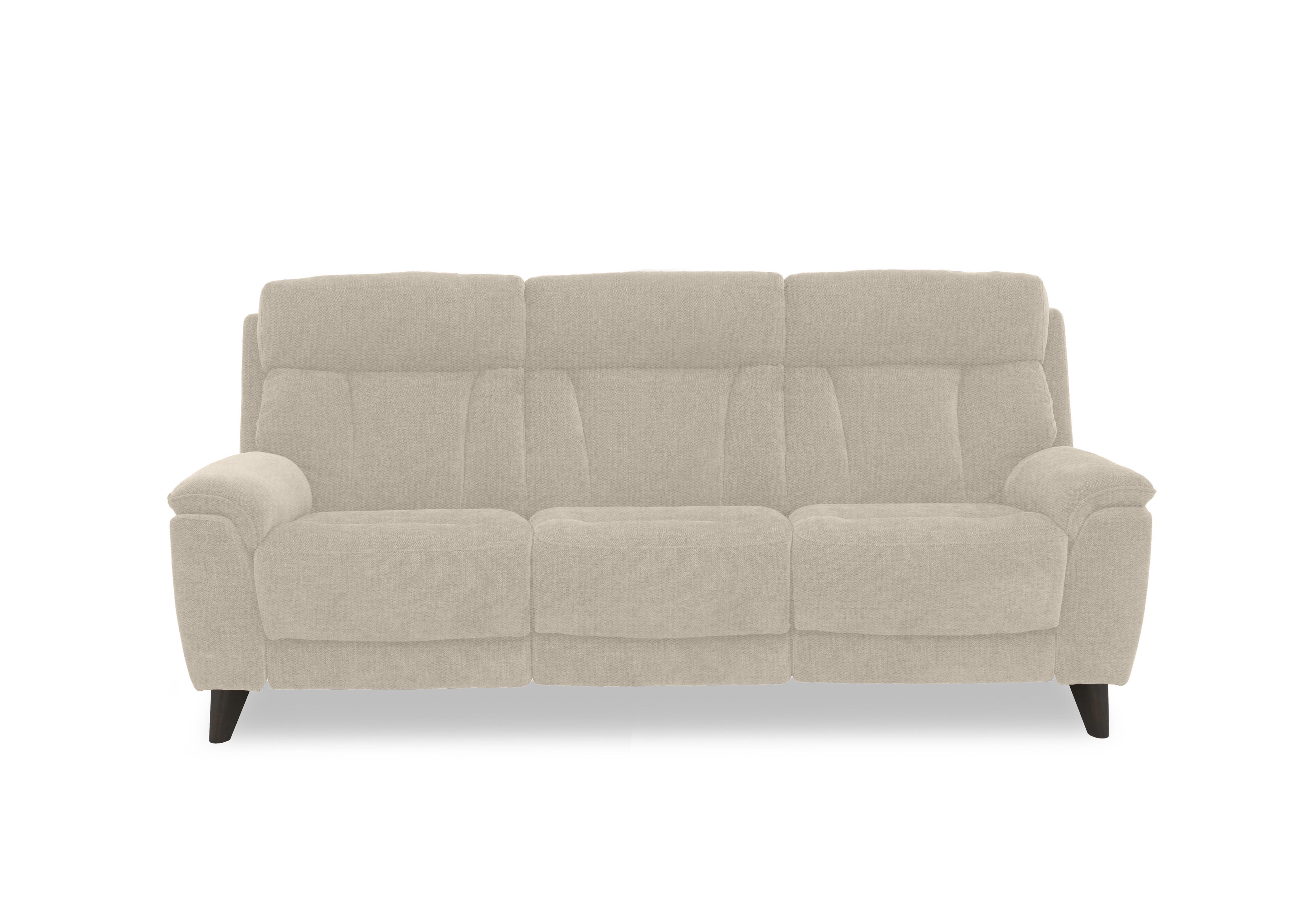 Dreamer Fabric 3 Seater Power Recliner Sofa with Power Headrests in Fab-Ndo-R09 Beige on Furniture Village