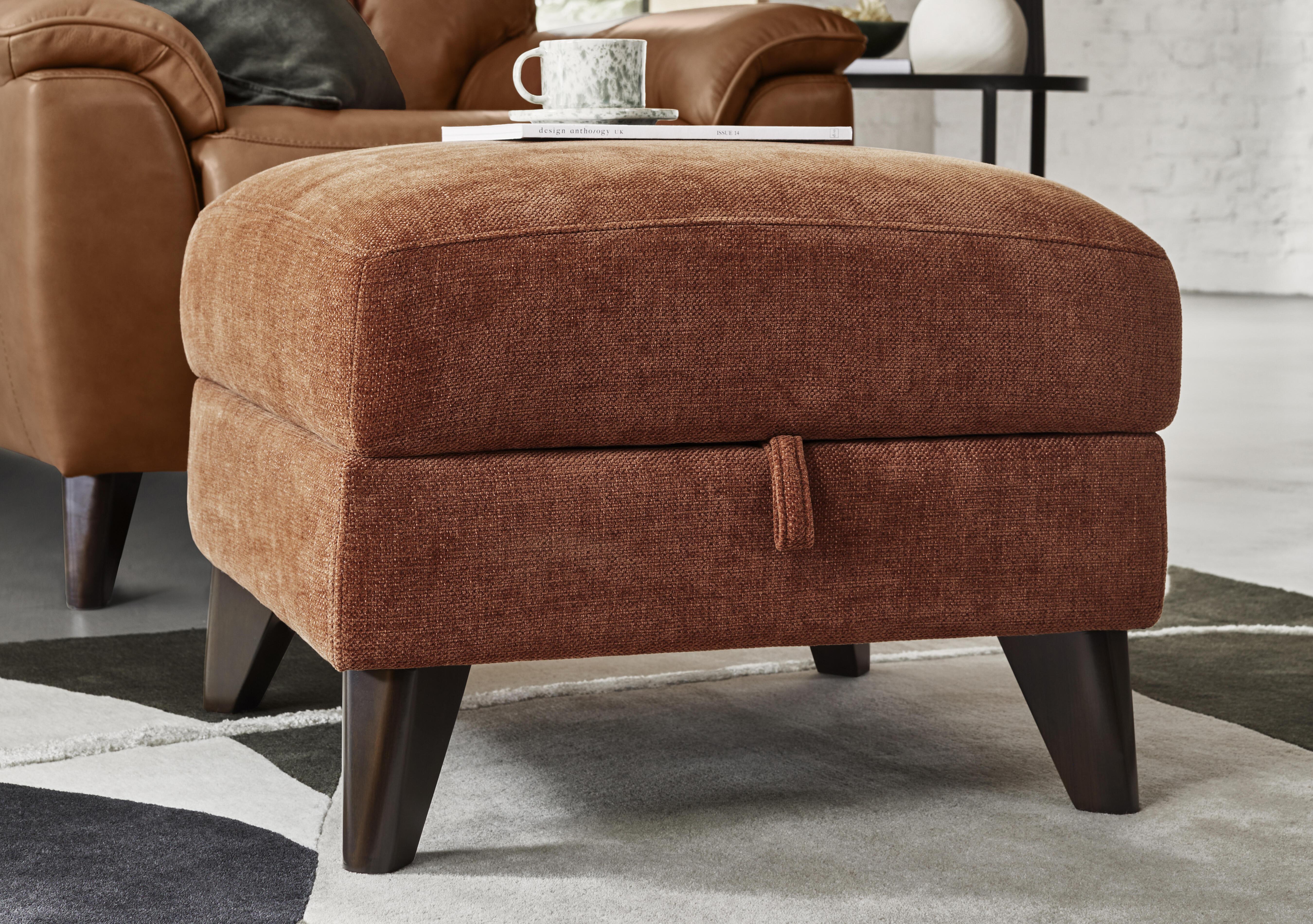 Dreamer Fabric Storage Footstool in  on Furniture Village