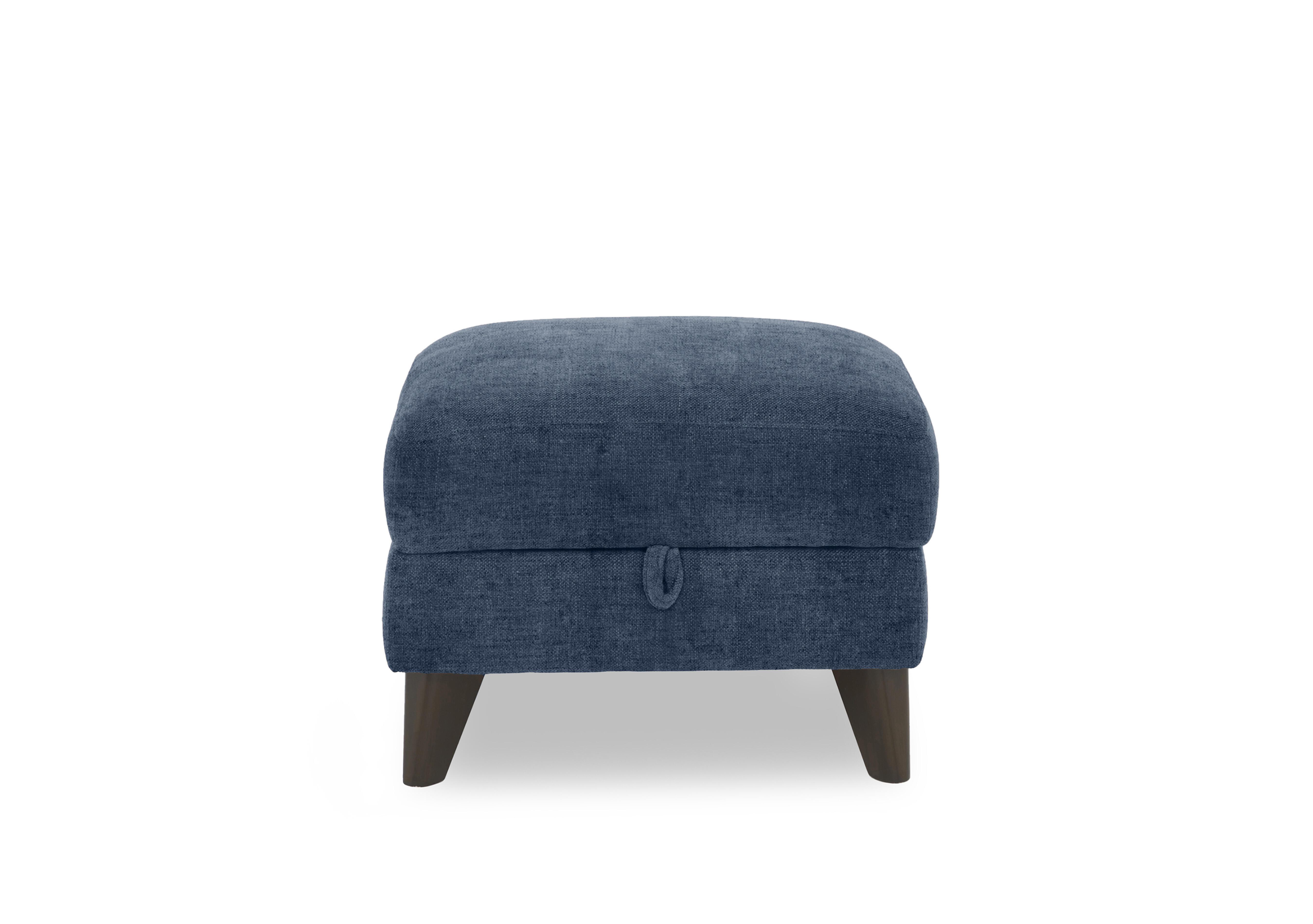Dreamer Fabric Storage Footstool in Fab-Mga-R10 Dark Denim on Furniture Village