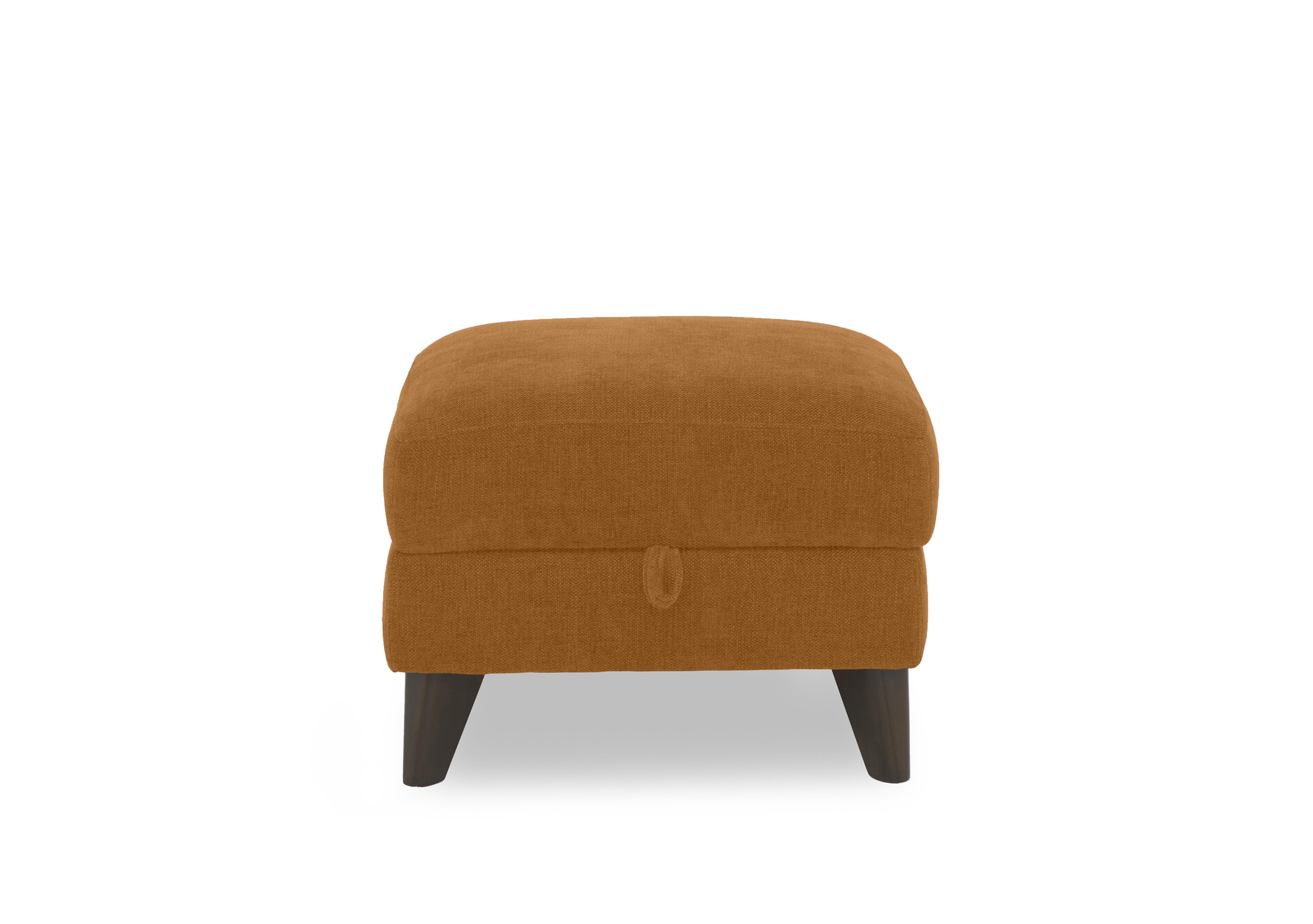 Dreamer Fabric Storage Footstool in Fab-Ndo-R16 Bumblebee Yellow on Furniture Village