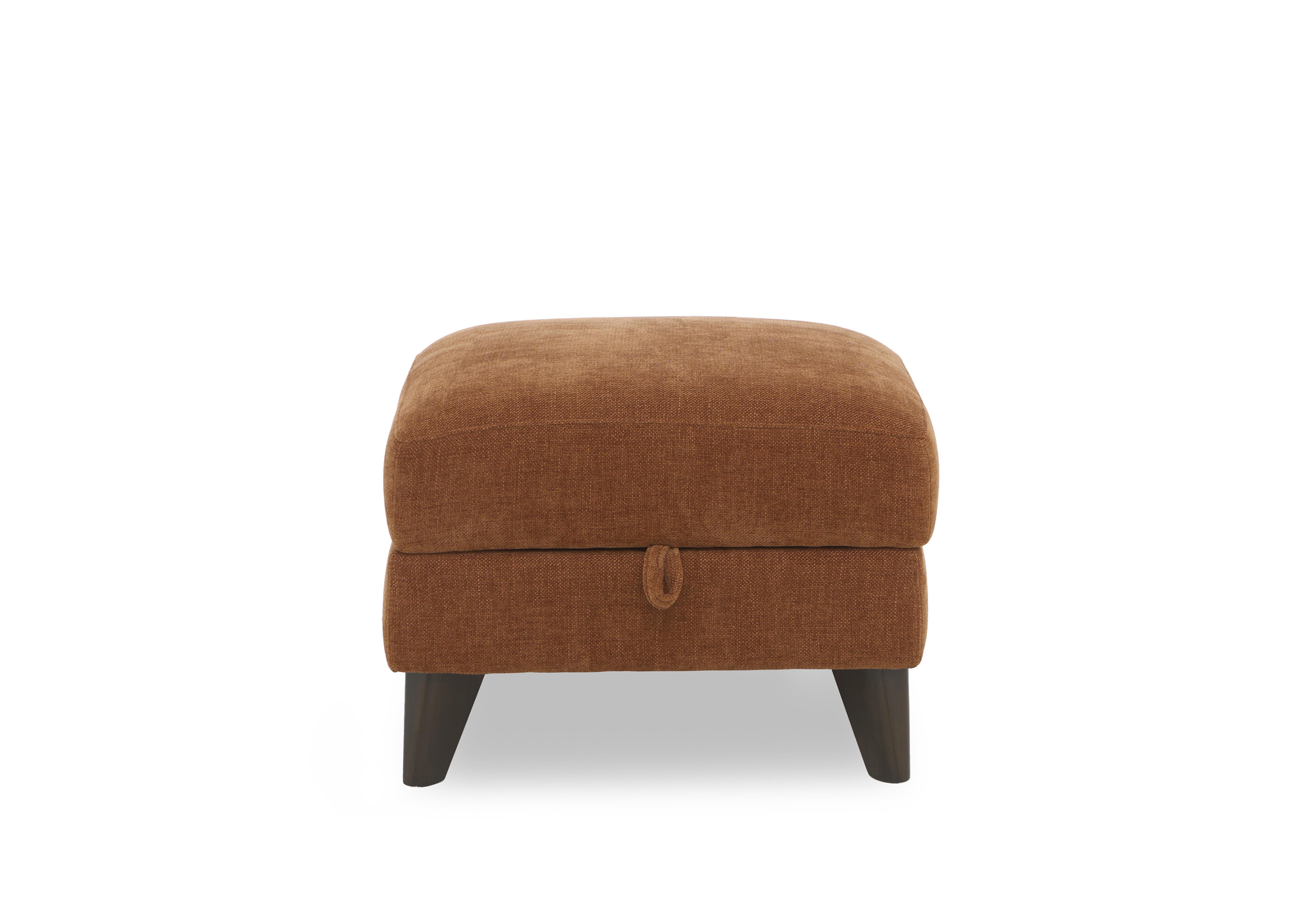 Dreamer Fabric Storage Footstool in Fab-Ndo-R22 Caramel on Furniture Village