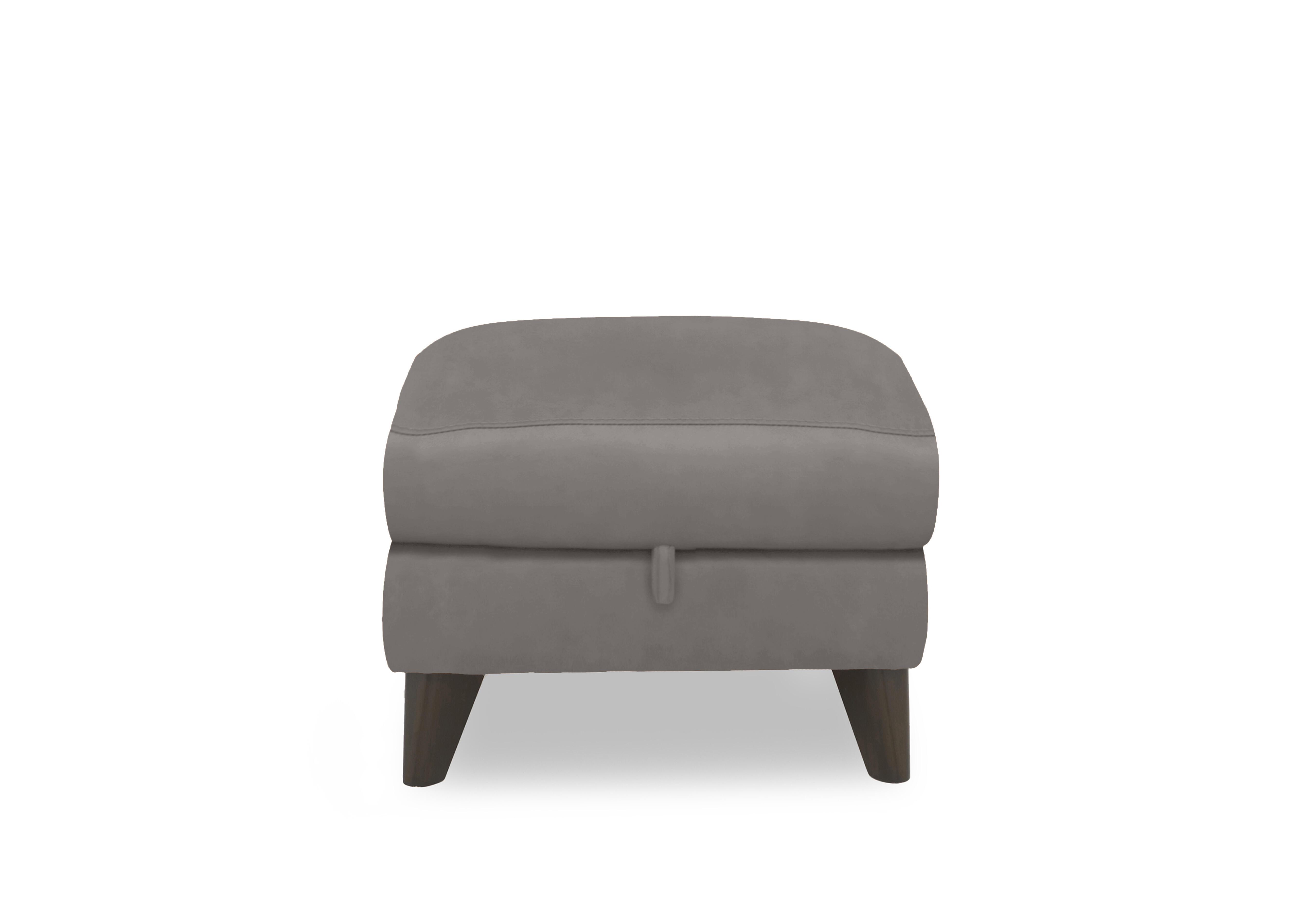 Dreamer Leather Storage Footstool in Bv-042e Elephant on Furniture Village