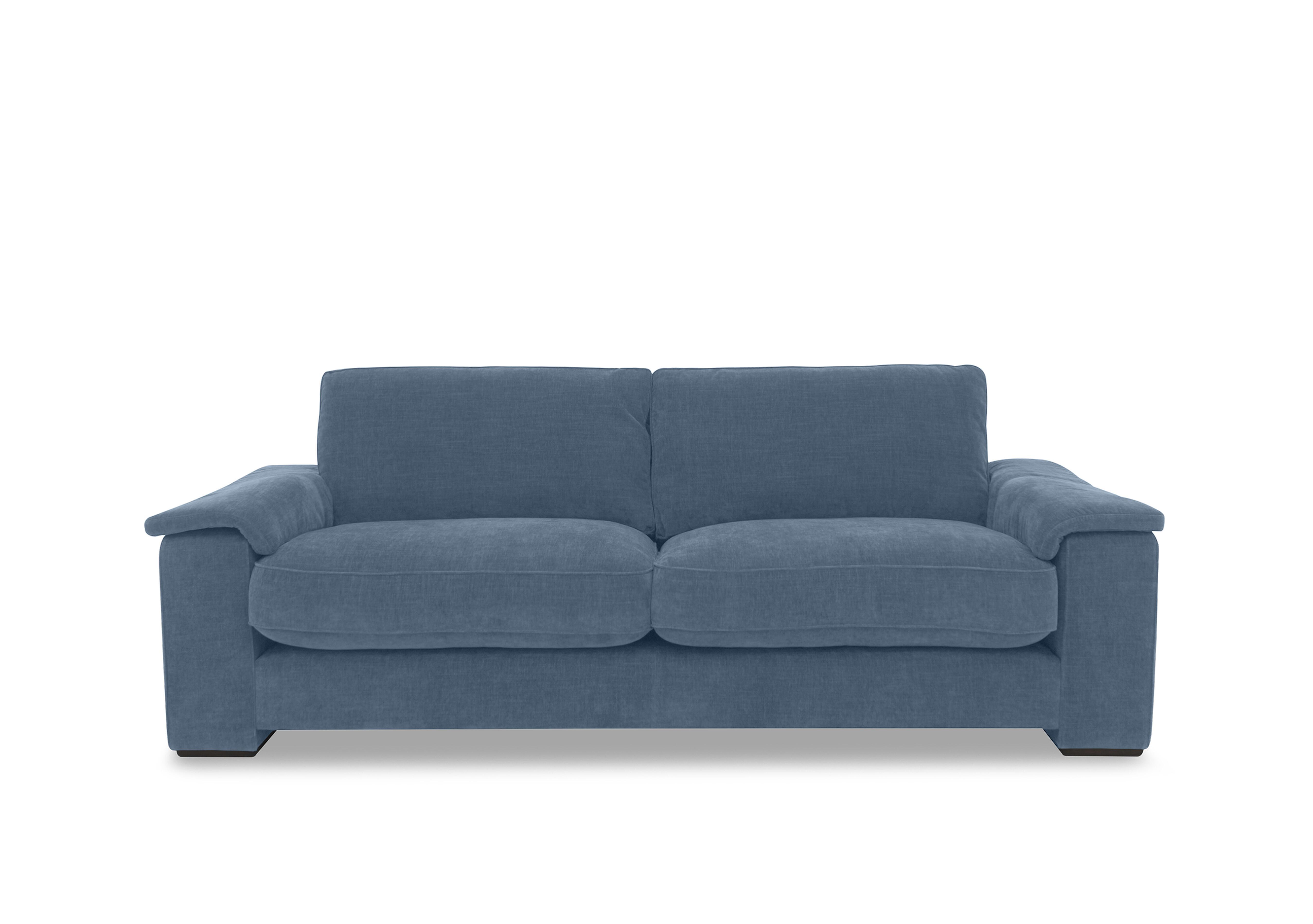 Designed by You 250cm 4 Seater Boxy Maxi Arm Sofa in Ansel Aqua Dk Ft on Furniture Village