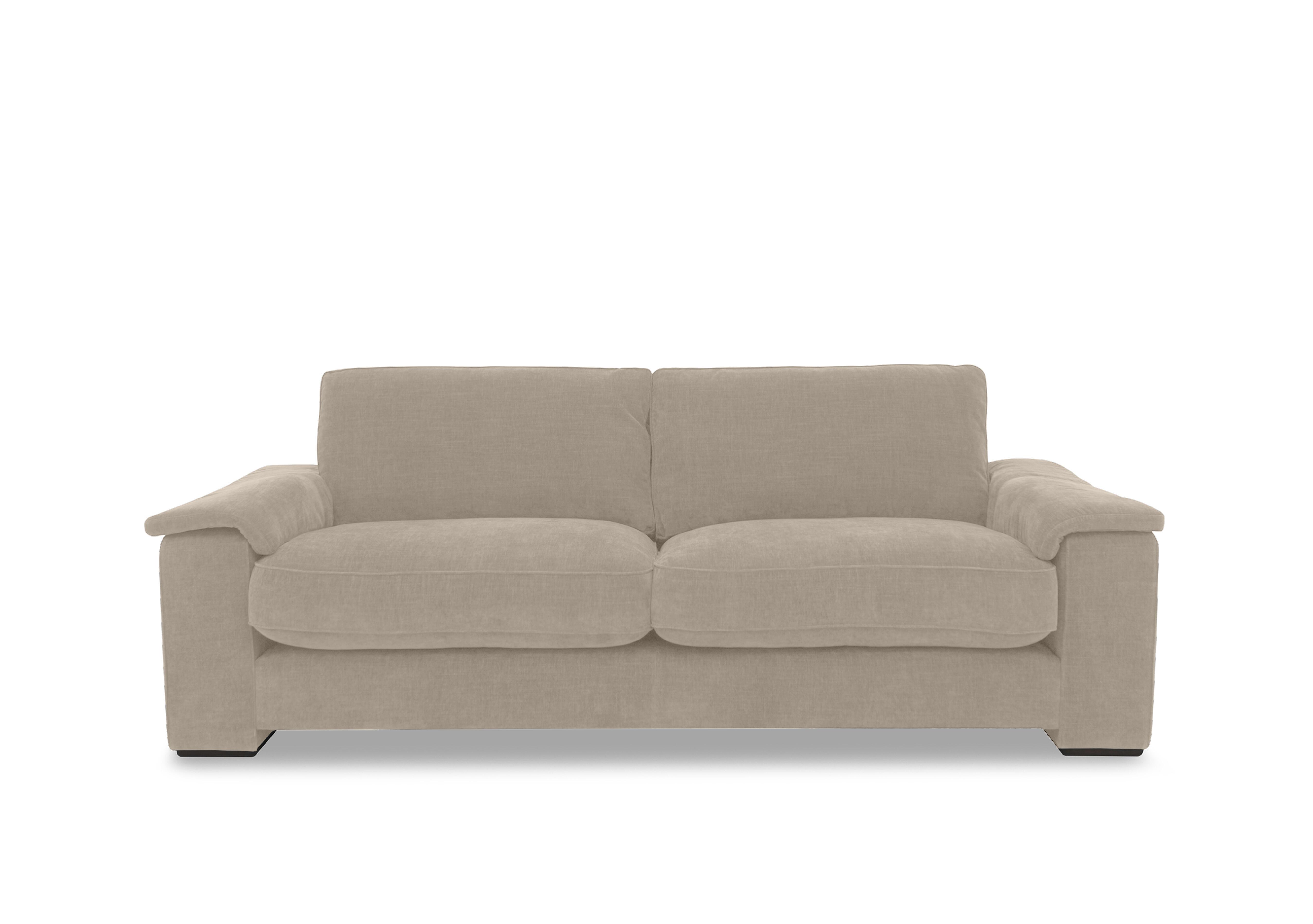 Designed by You 250cm 4 Seater Boxy Maxi Arm Sofa in Ansel Bamboo Dk Ft on Furniture Village
